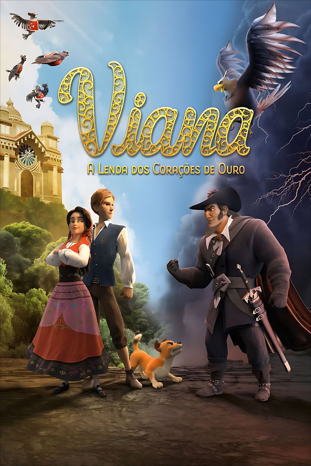 Viana – A Lenda dos Corações de Ouro filmaffisch