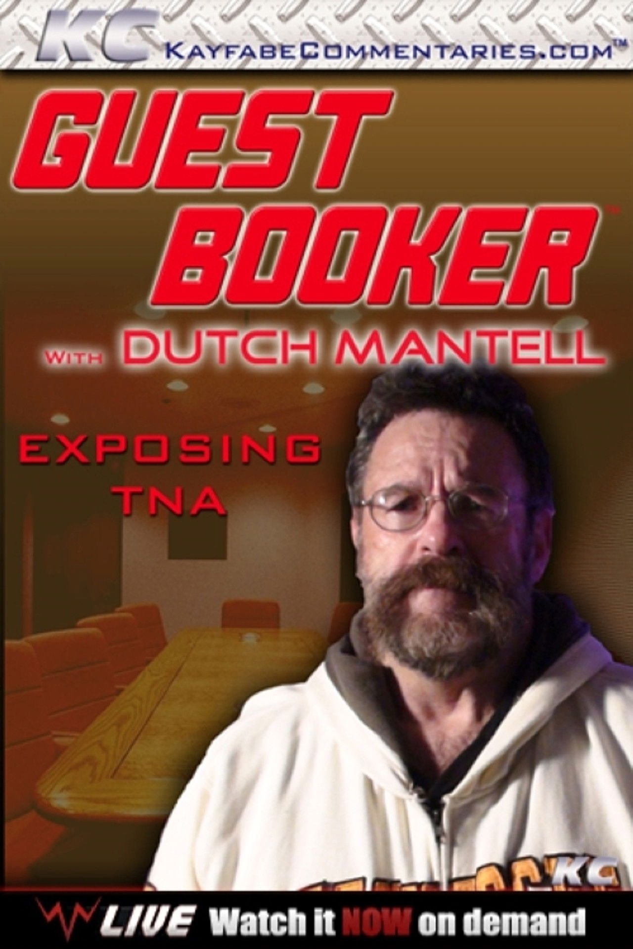 Guest Booker with Dutch Mantell Backdrop
