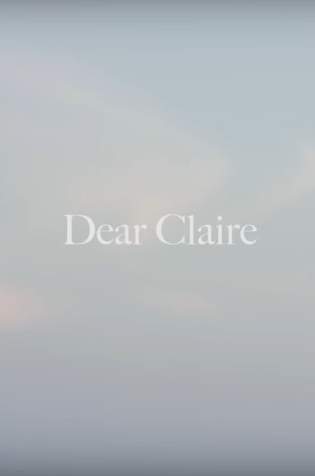 Dear Claire Backdrop