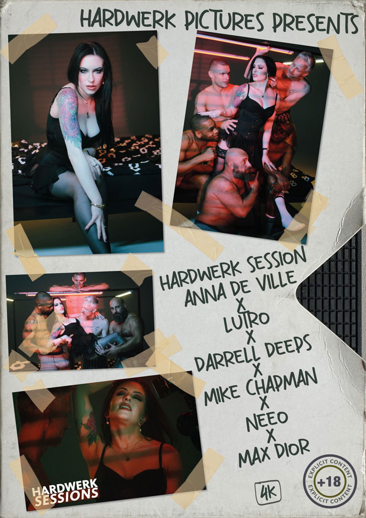 Session Gangbang Anna De Ville Backdrop