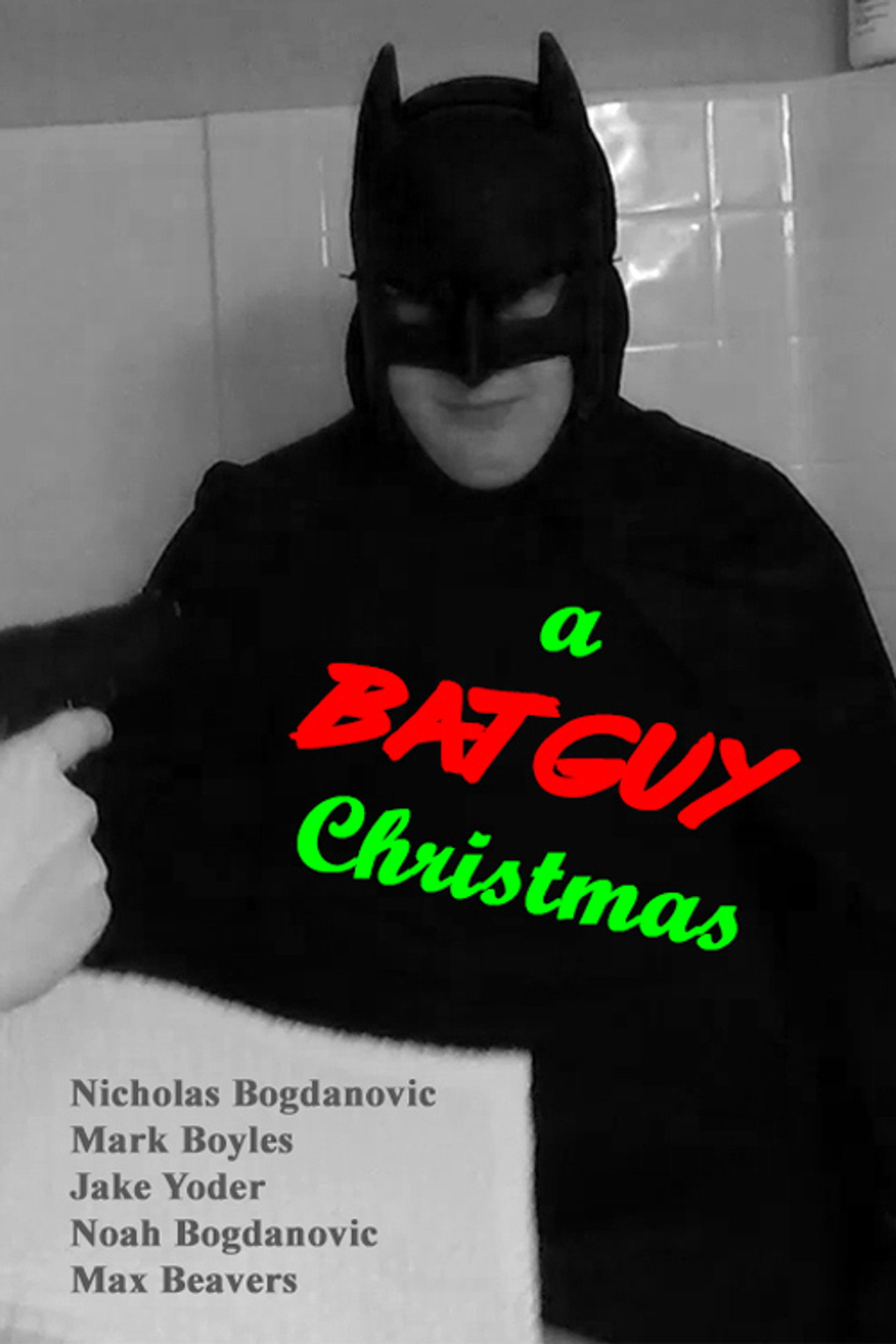 A Batguy Christmas Backdrop