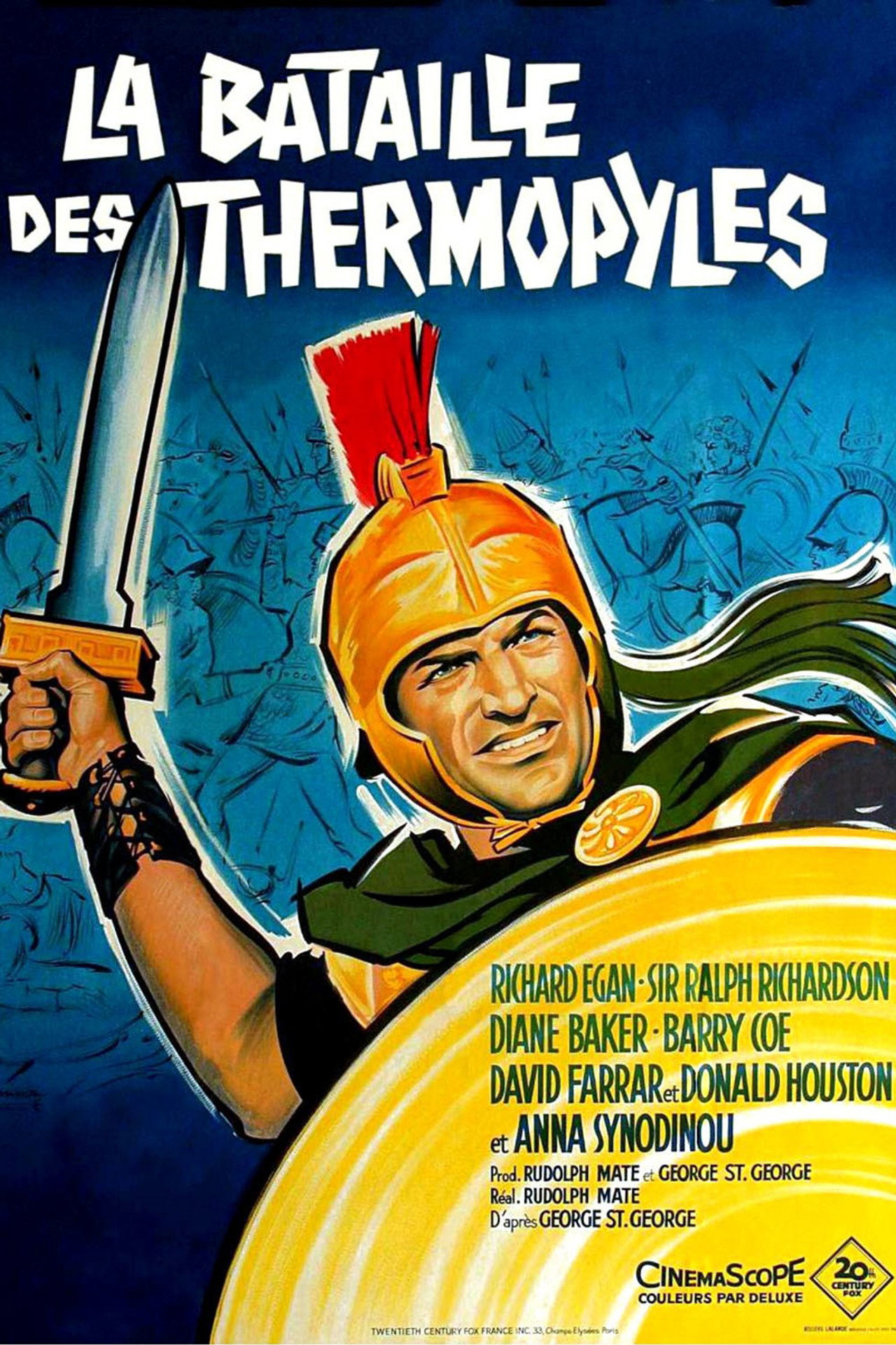 La Bataille des Thermopyles poster
