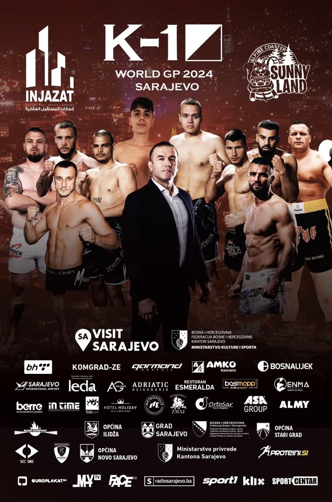 K-1 WORLD GP 2024 in Sarajevo filmaffisch