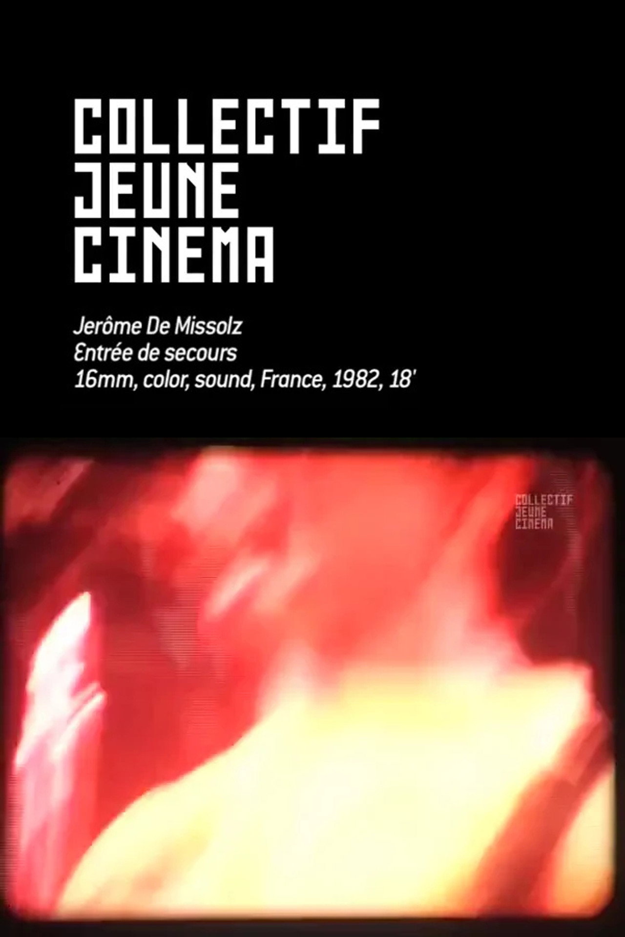 Entrée de secours filmaffisch