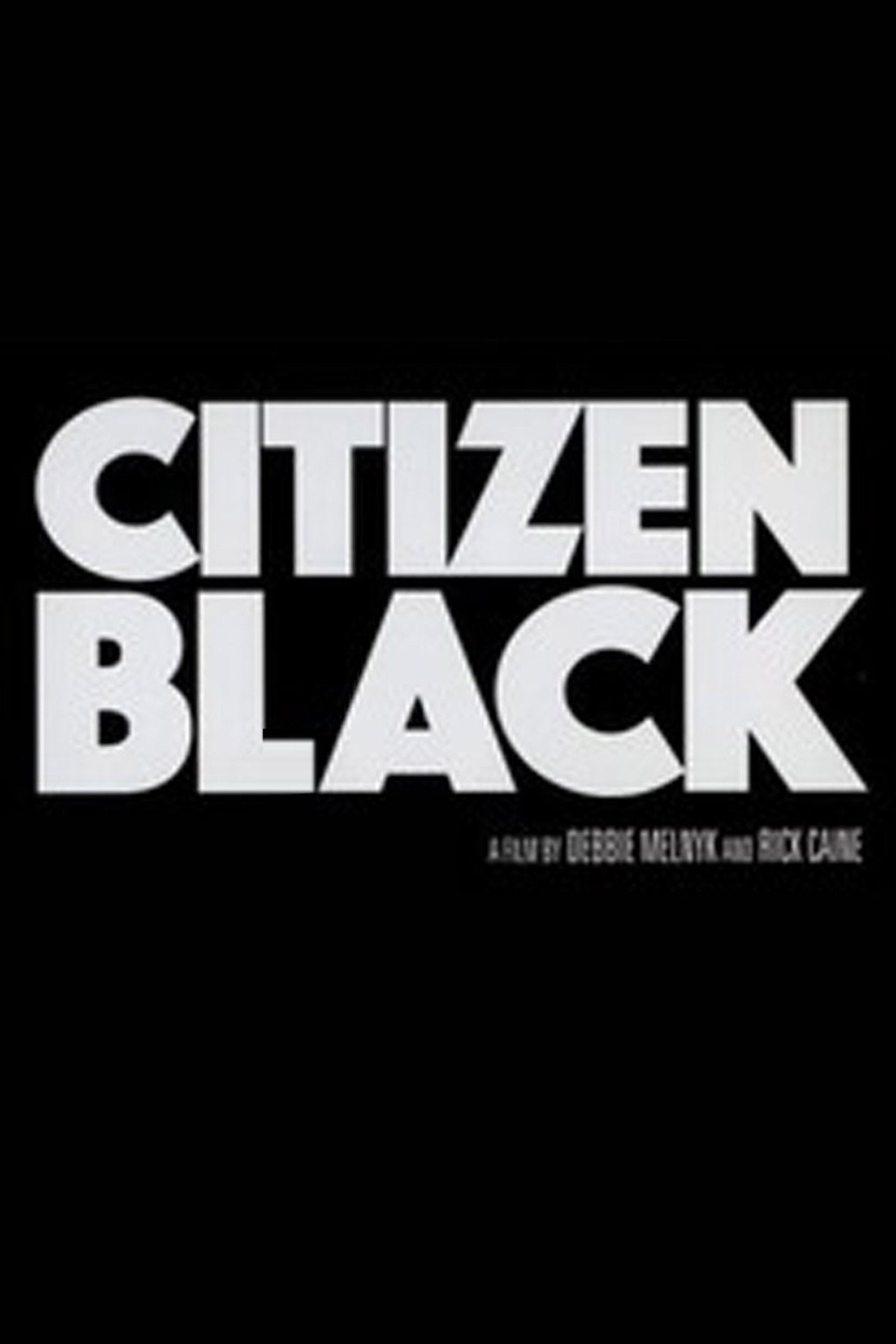 Citizen Black filmaffisch