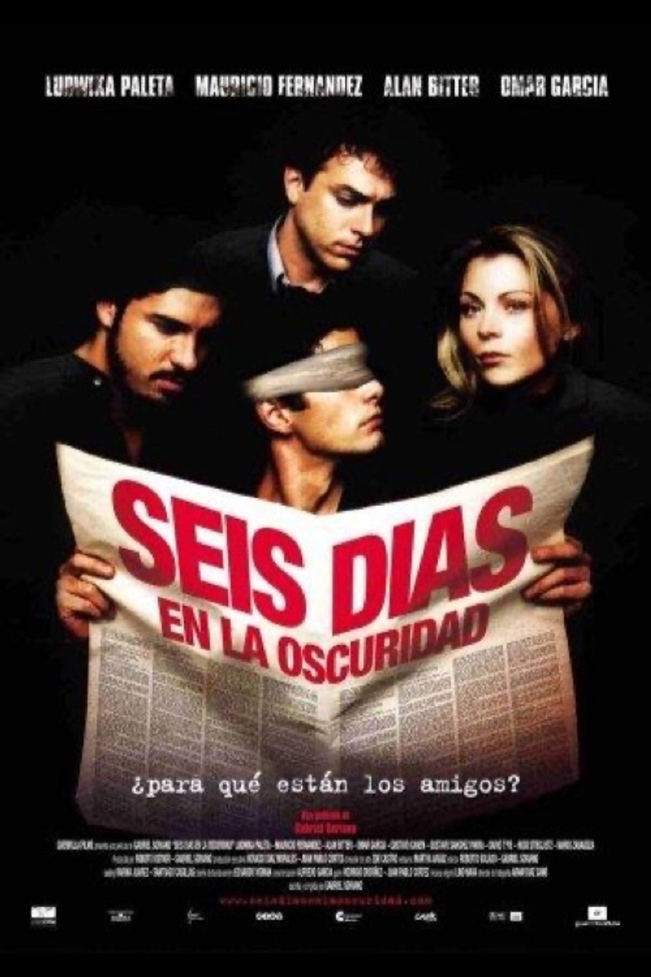 Seis días en la oscuridad filmaffisch