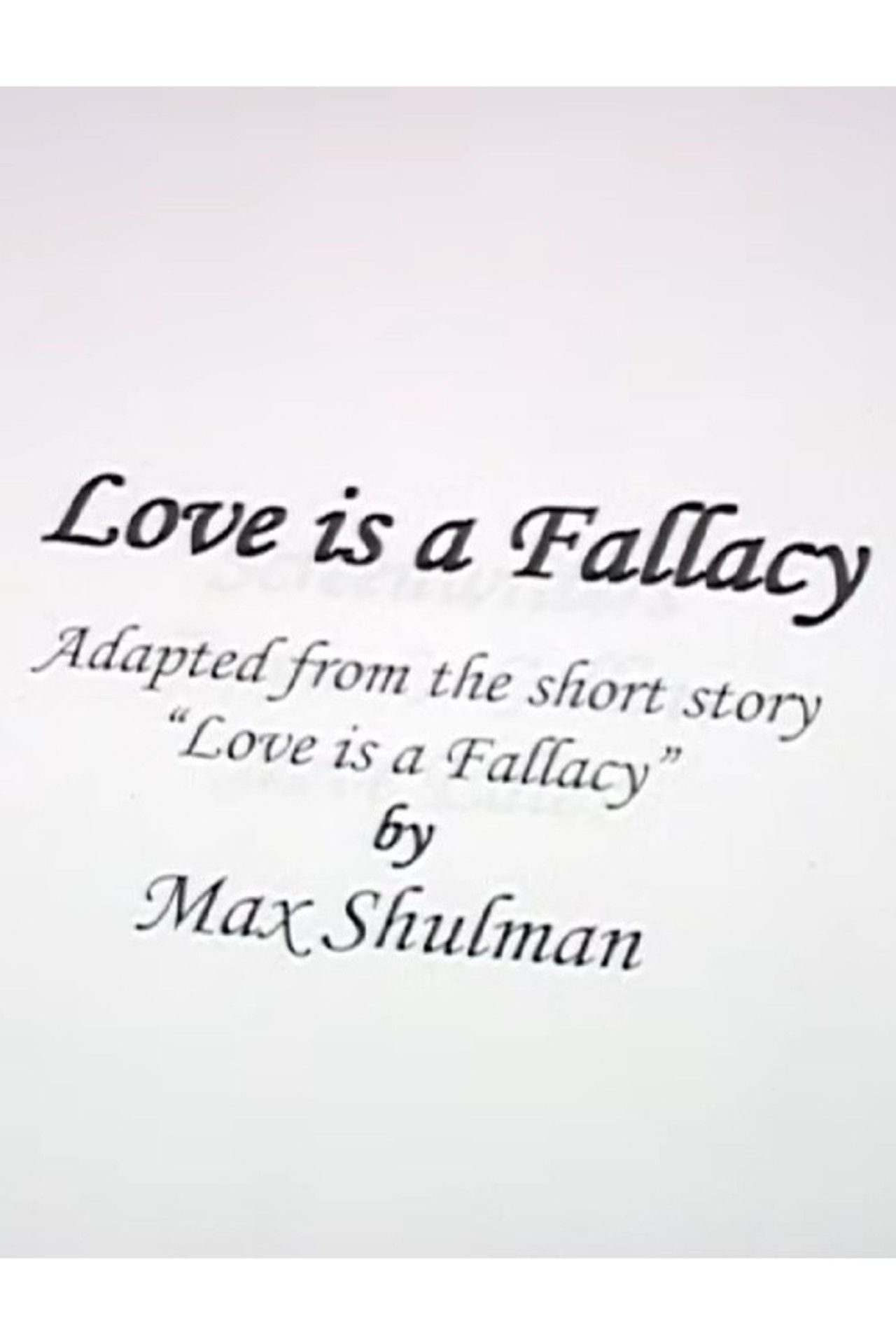 Love Is A Fallacy Backdrop