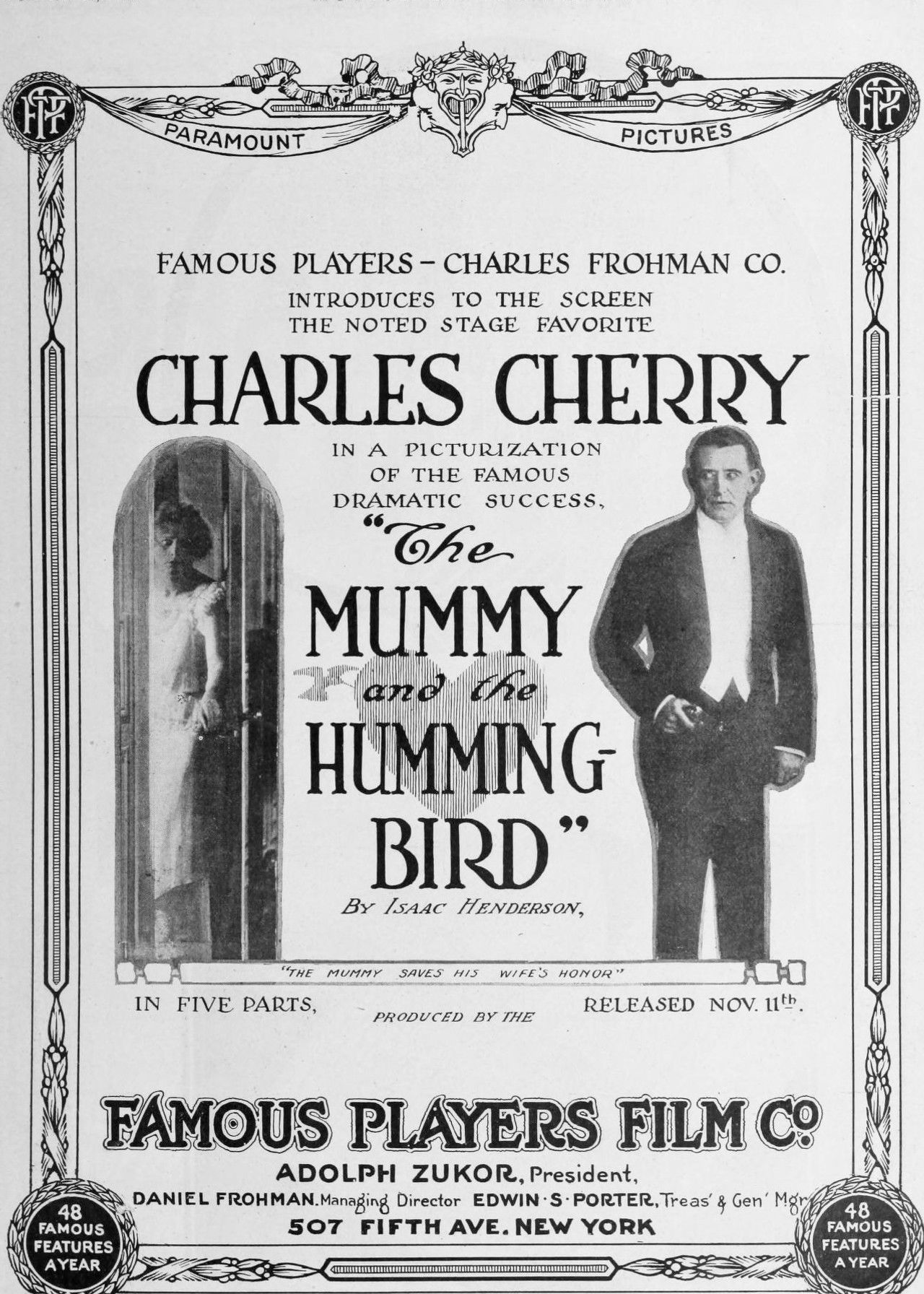 The Mummy and the Humming-Bird Backdrop