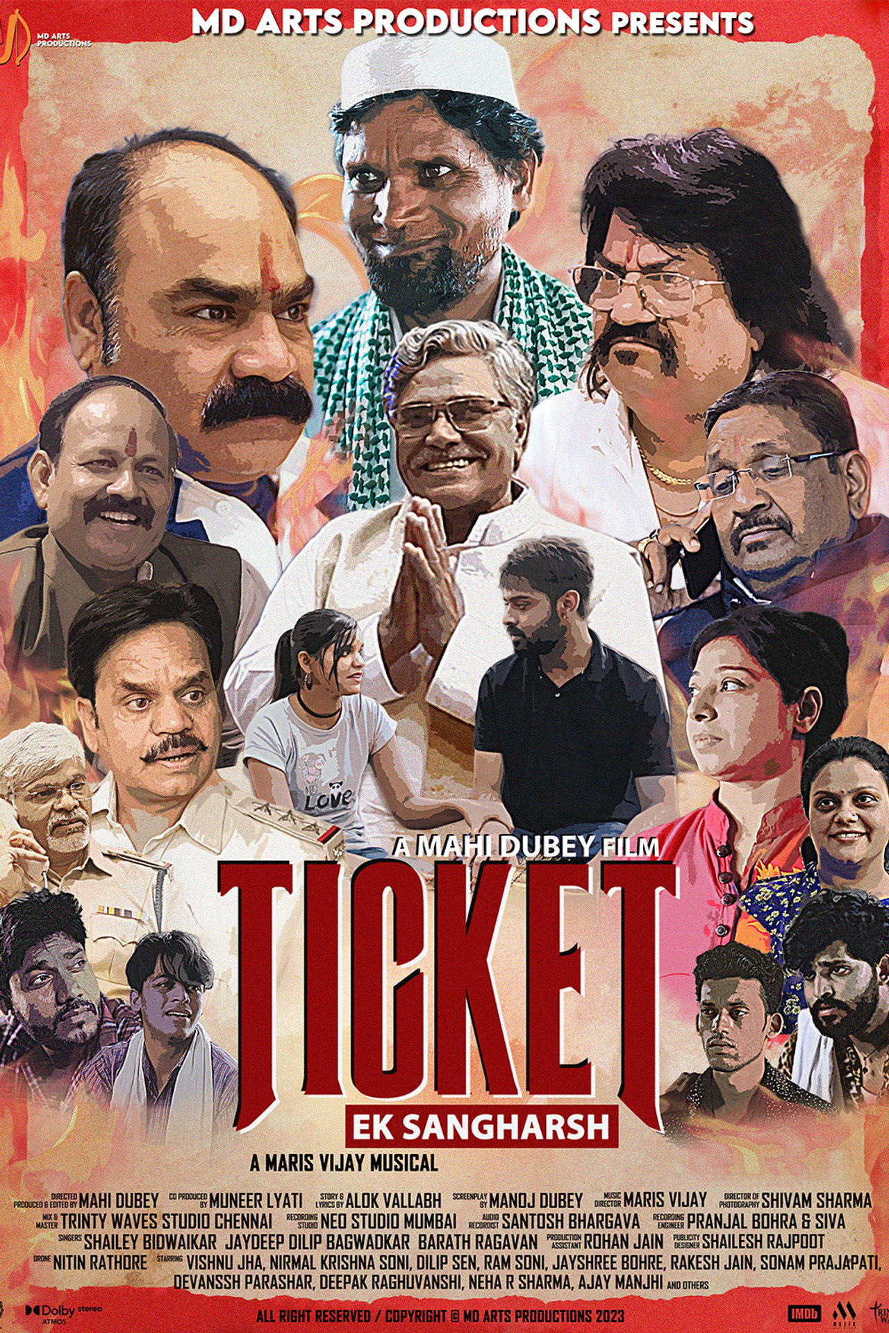 Ticket Ek Sangharsh filmaffisch
