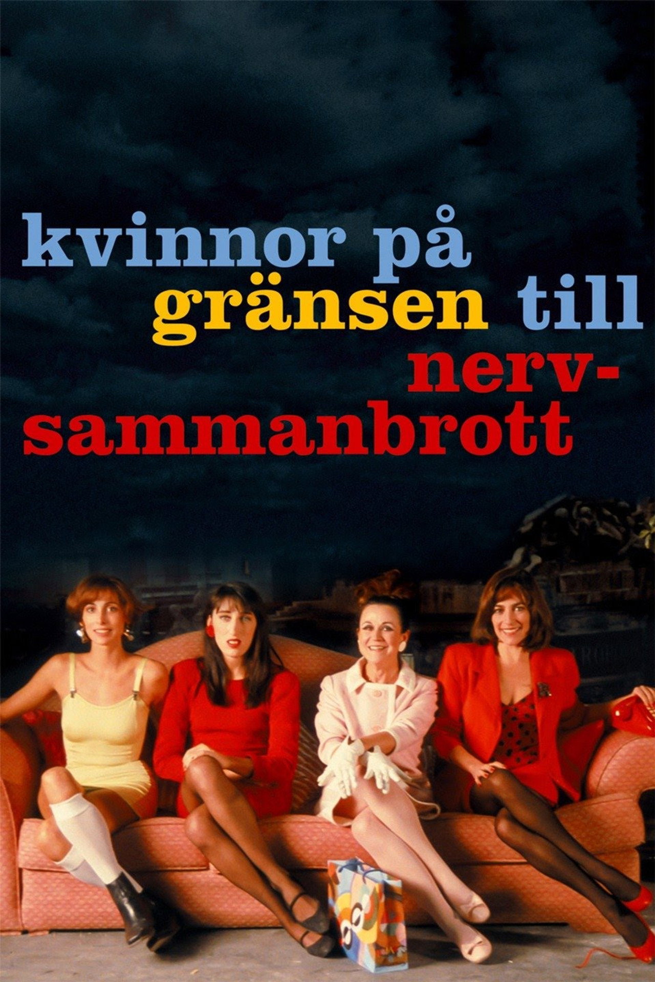 Kvinnor på gränsen till nervsammanbrott filmaffisch