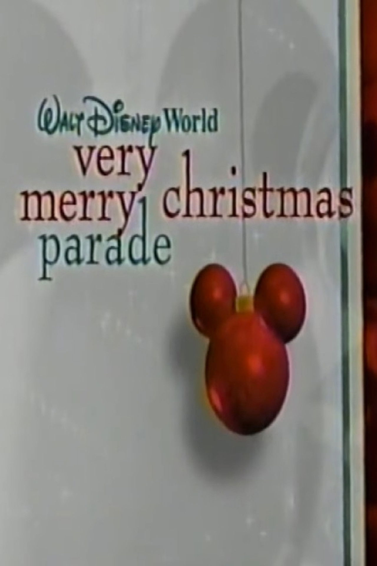 Walt Disney World Very Merry Christmas Parade Backdrop