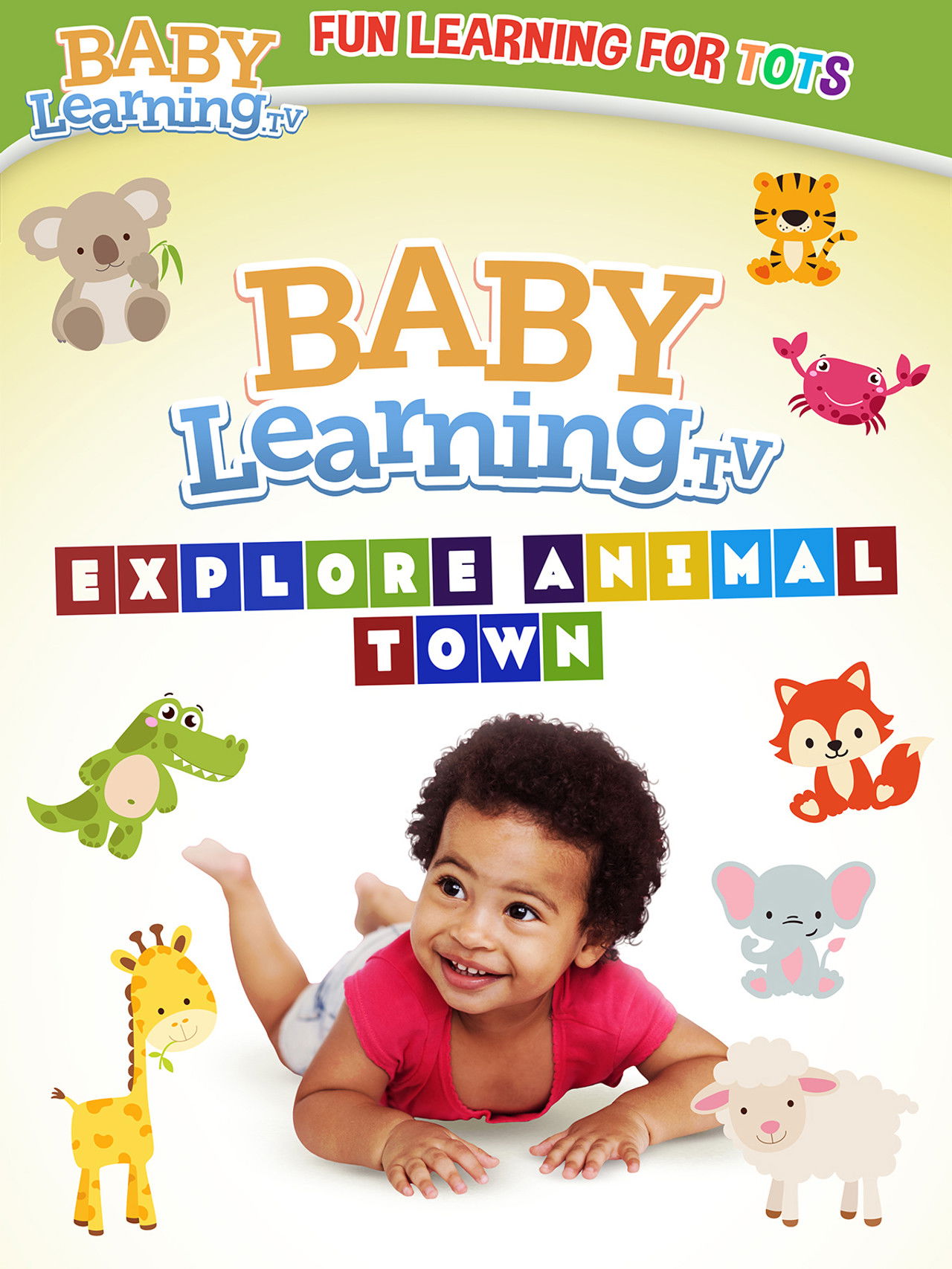BabyLearning.tv: Explore Animal Town Backdrop