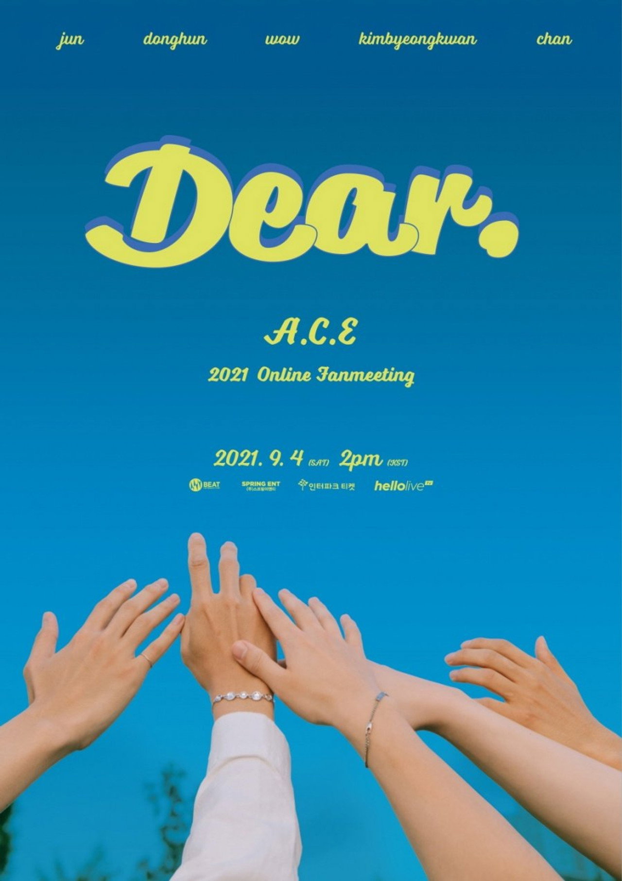A.C.E ONLINE FANMEETING filmaffisch