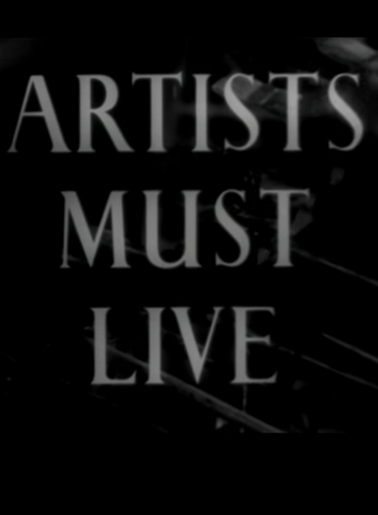Artists Must Live Backdrop