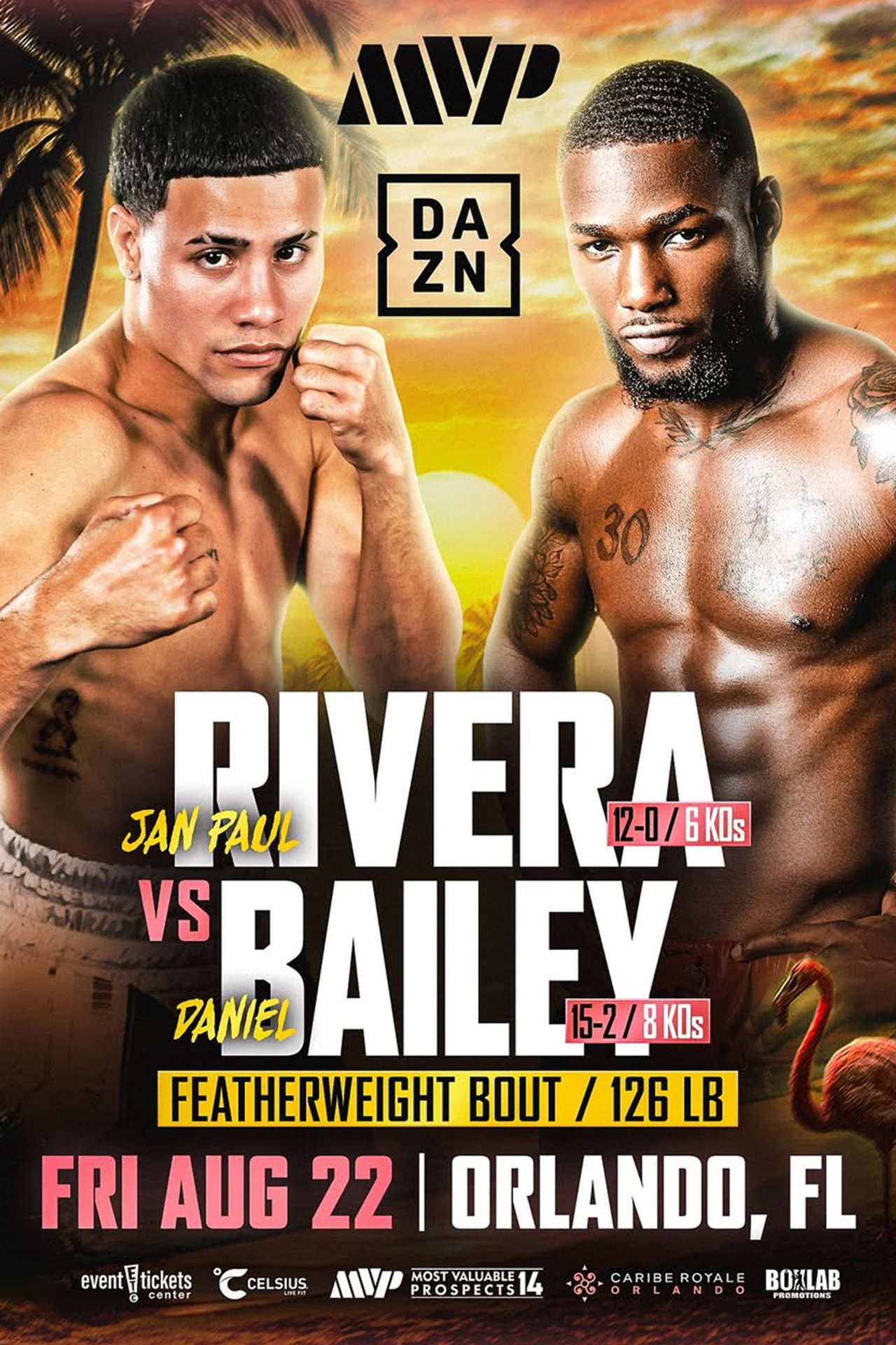 Jan Paul Rivera vs. Daniel Bailey filmaffisch