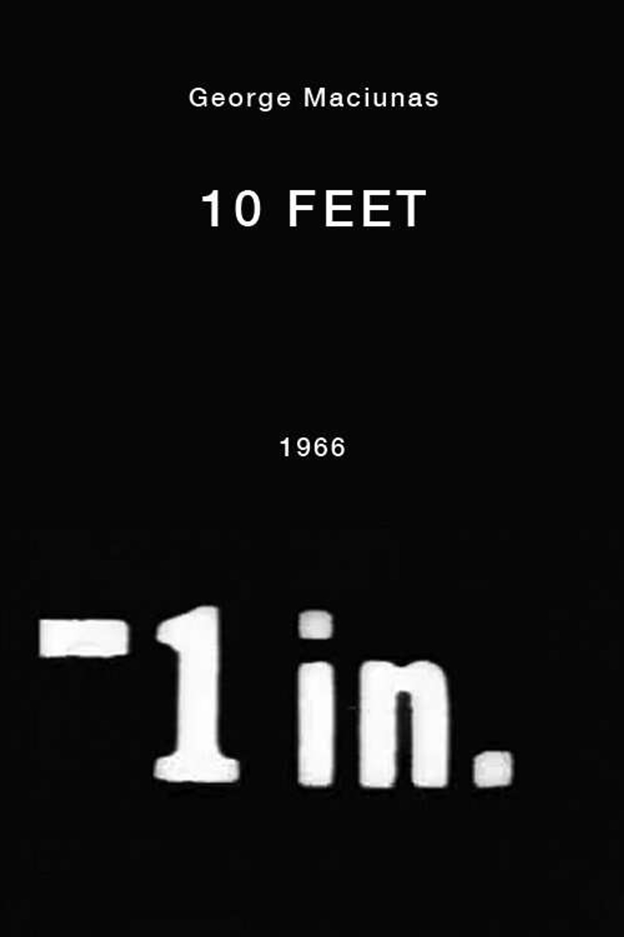 10 Feet filmaffisch