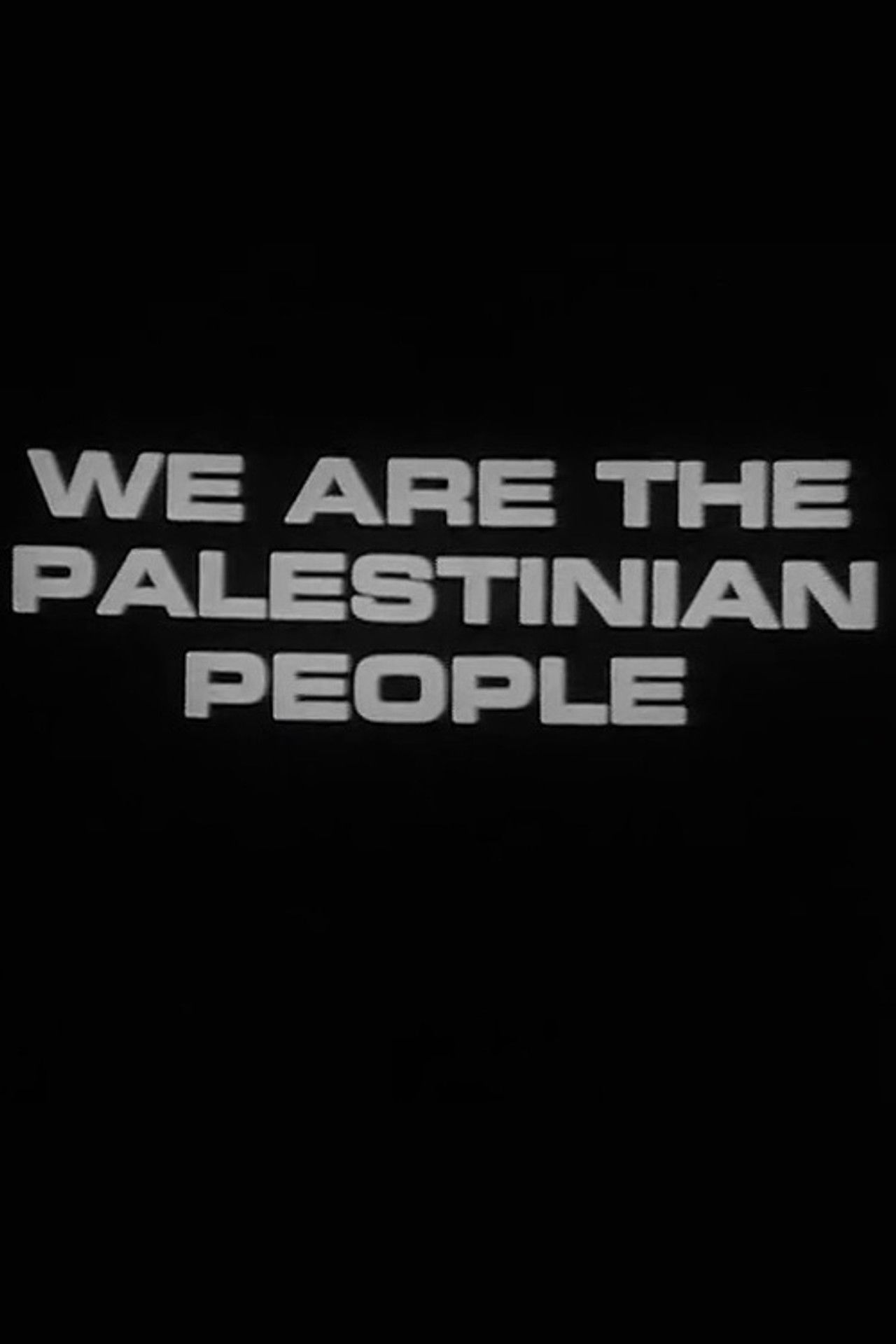 We Are the Palestinian People (Newsreel #65) Backdrop