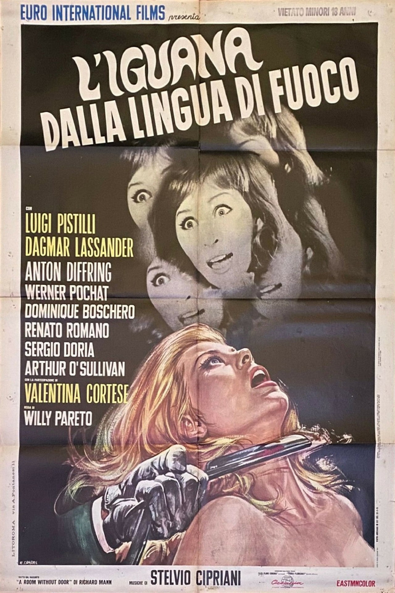 L'iguana dalla lingua di fuoco filmaffisch
