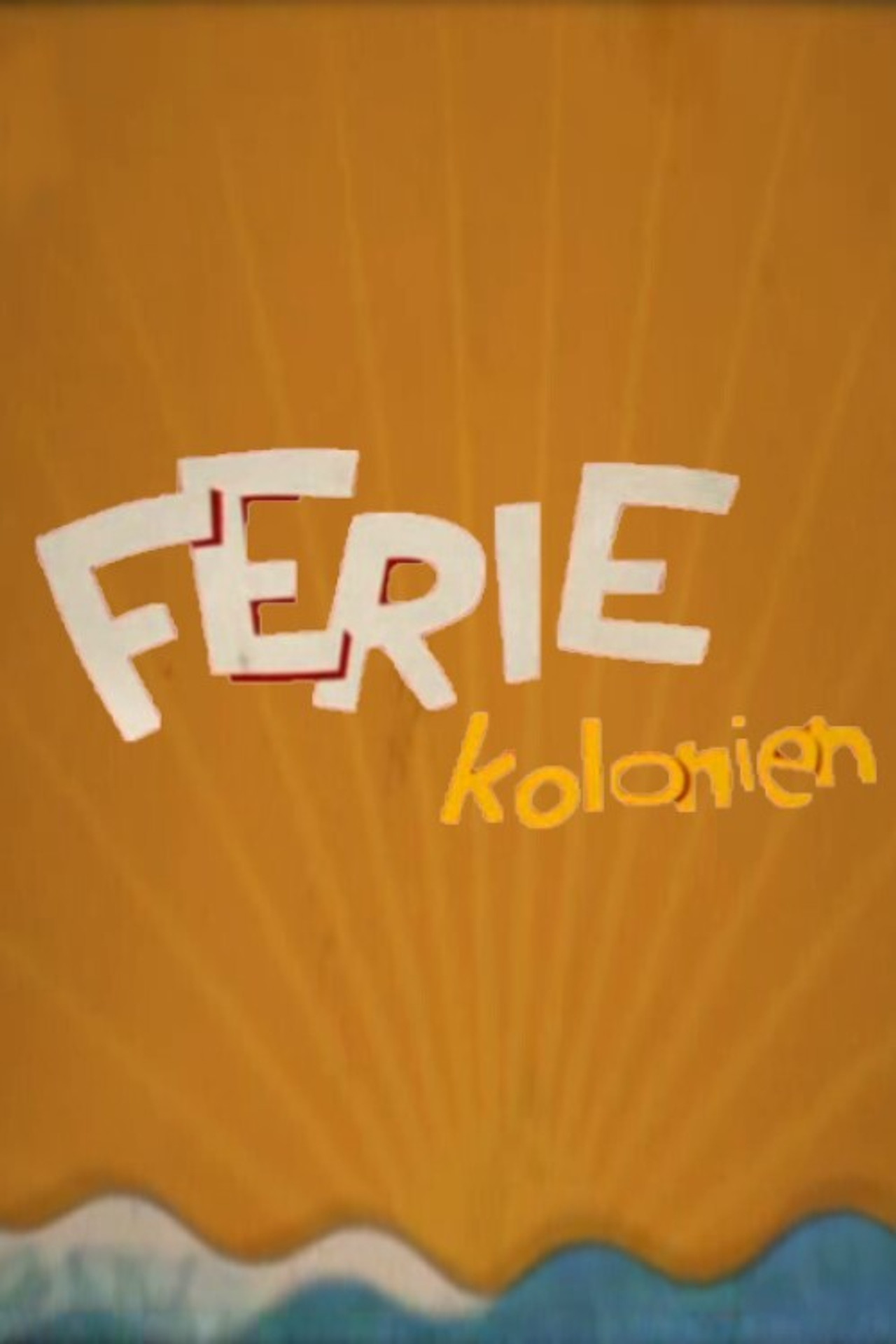 Feriekolonien affisch