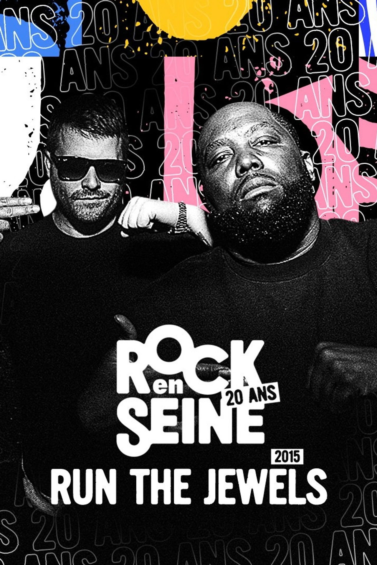 Run the Jewels - Rock en Seine 2015 Backdrop