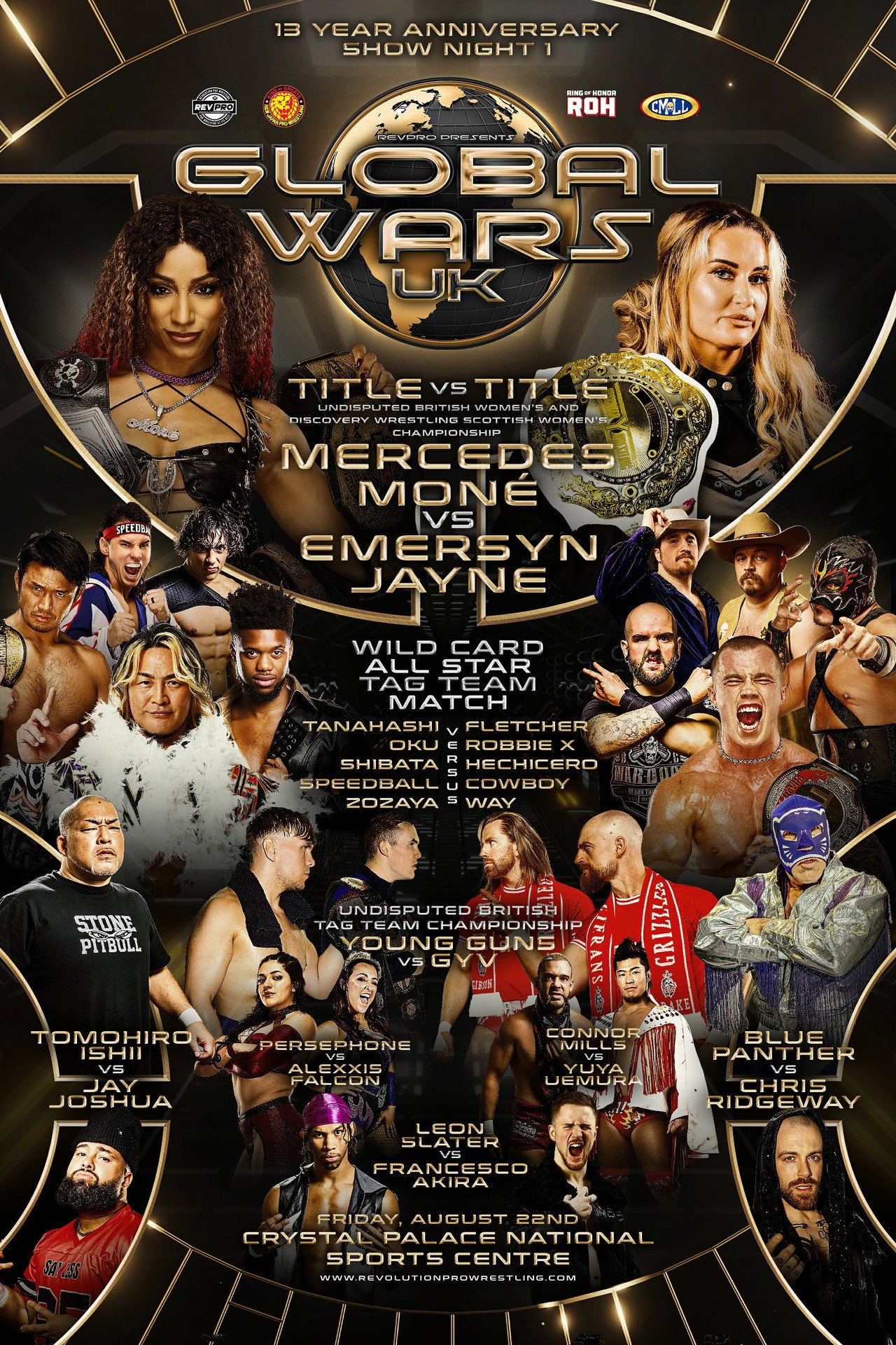 RevPro 13 Year Anniversary Show - Day 1: Global Wars UK