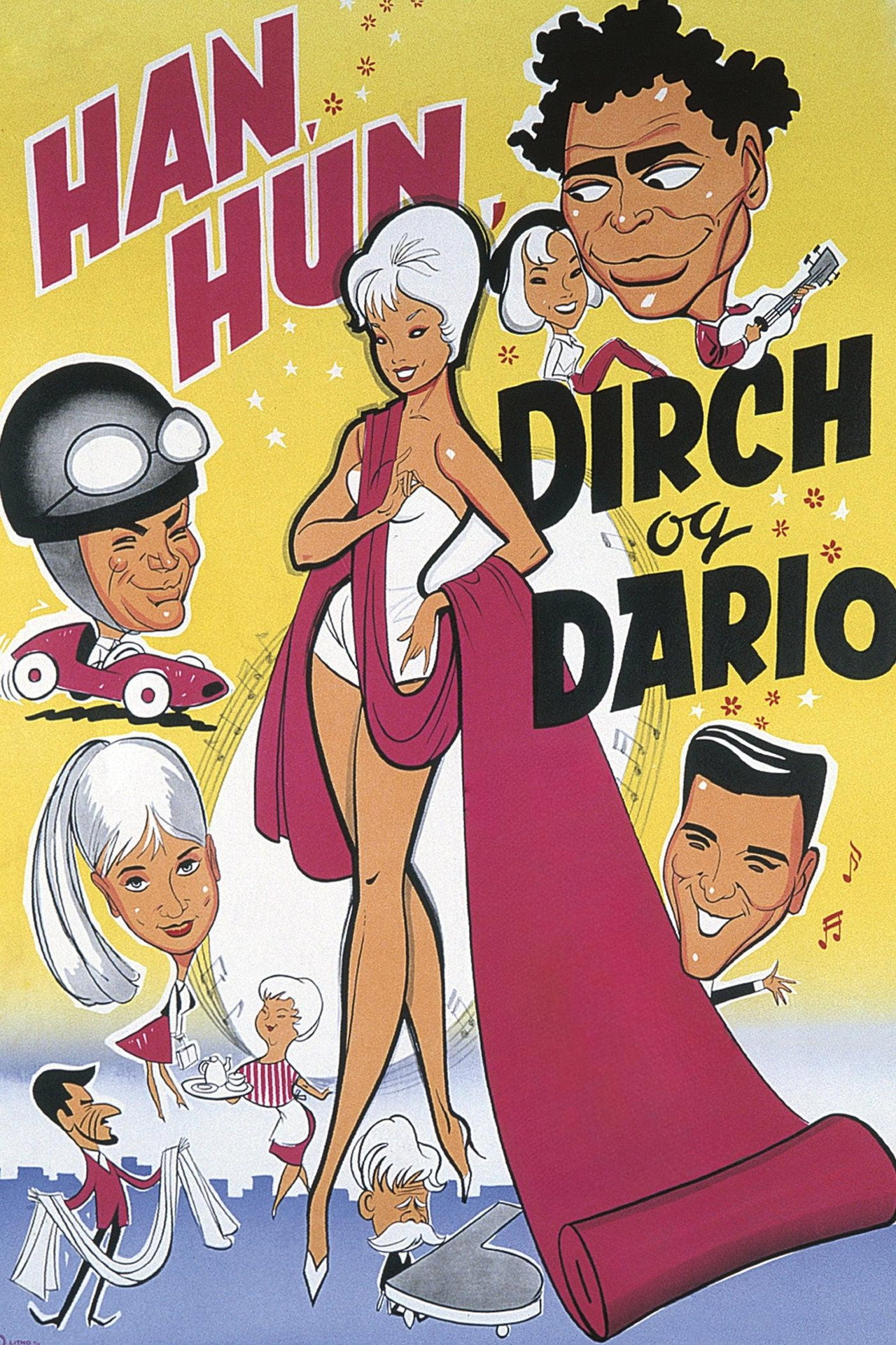 Han, hun, Dirch og Dario