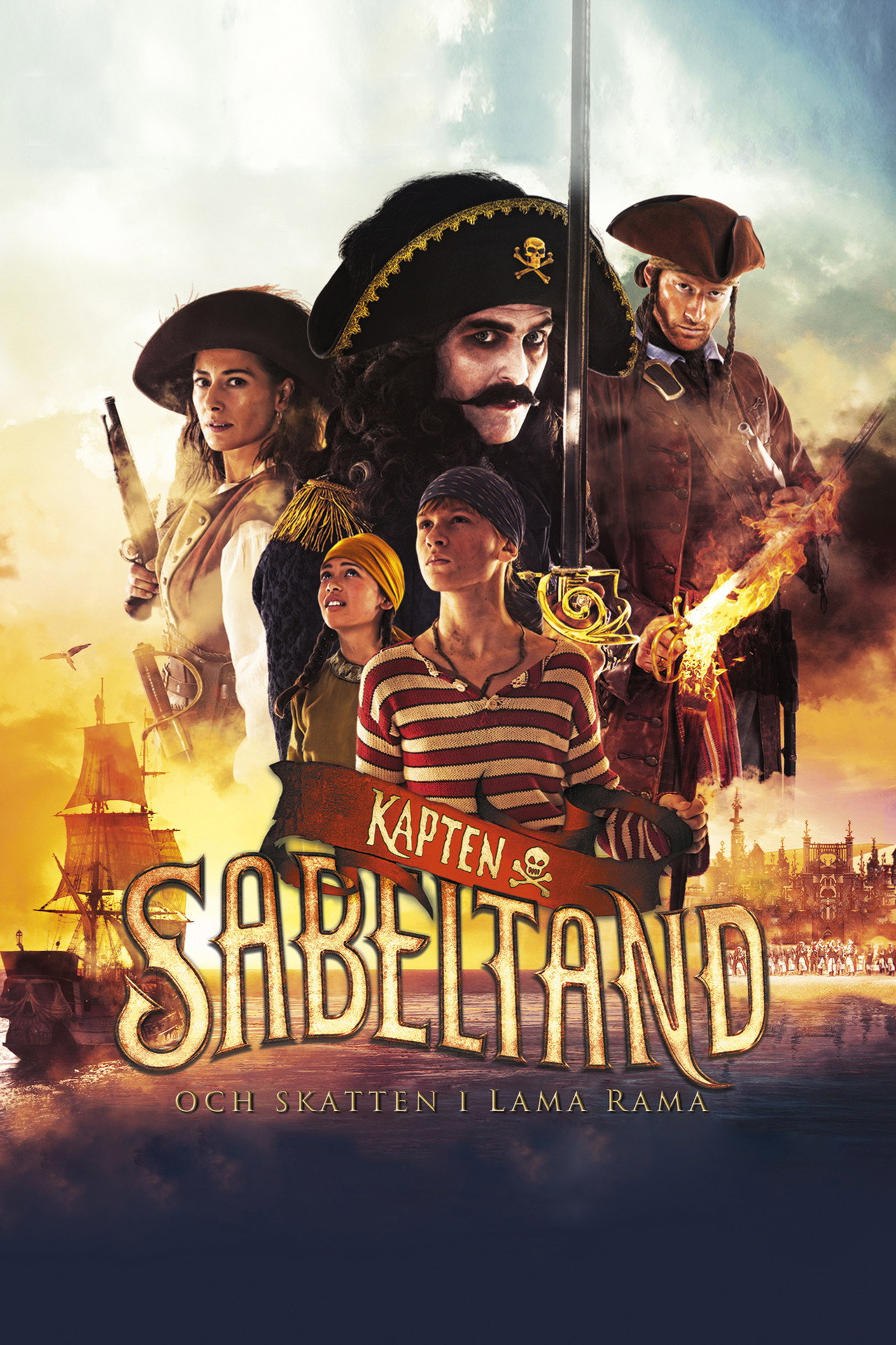 Kapten Sabeltand och skatten i Lama Rama filmaffisch