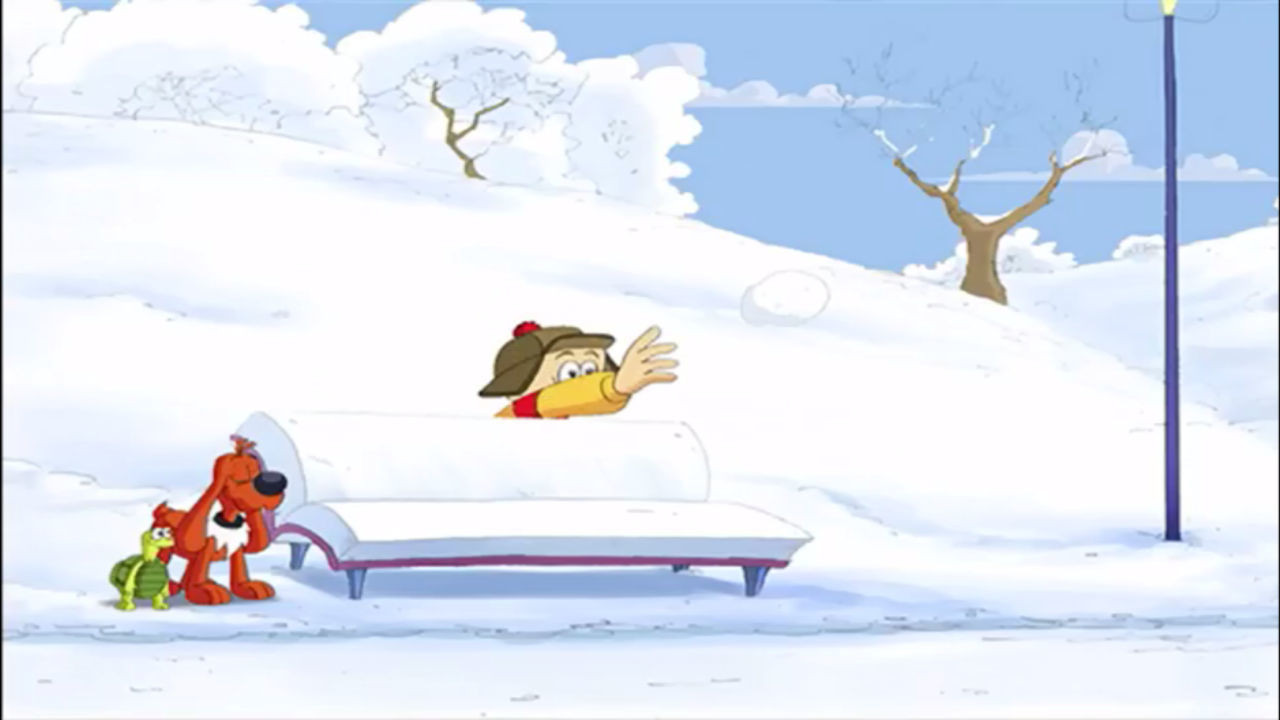 Boule et Bill — Bill et boule de neige