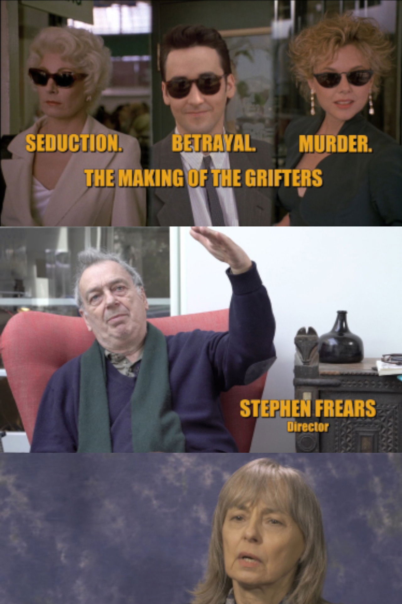 Seduction. Betrayal. Murder: The Making of The Grifters Backdrop