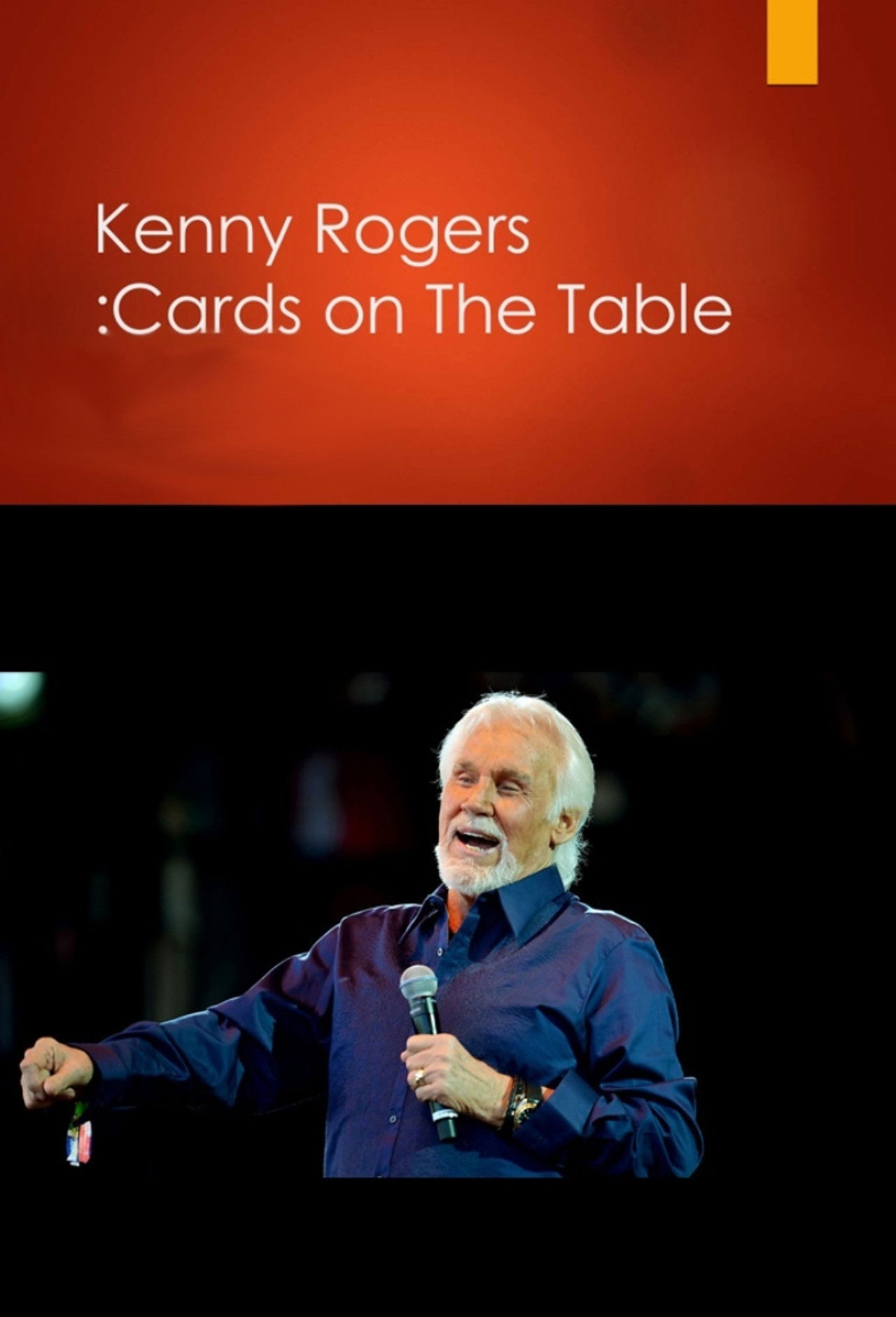 Kenny Rogers: Cards on the Table Backdrop