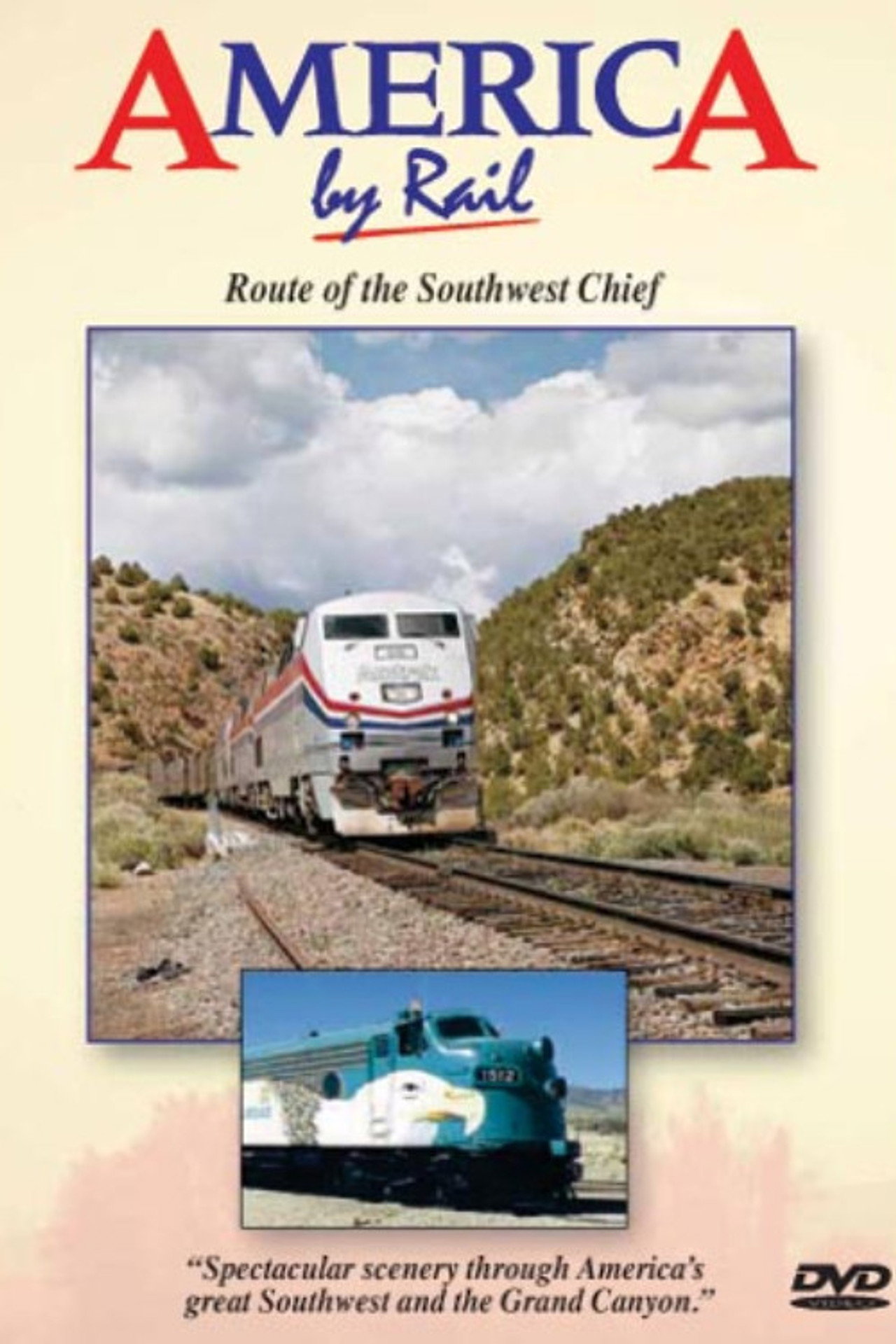 America By Rail: Route of the Southwest Chief Backdrop