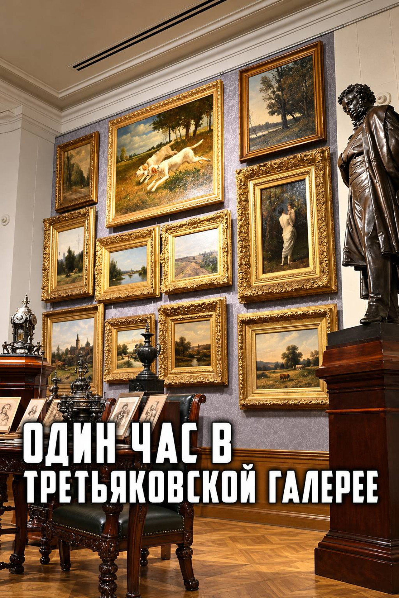 One Hour at the Tretyakov Gallery poster