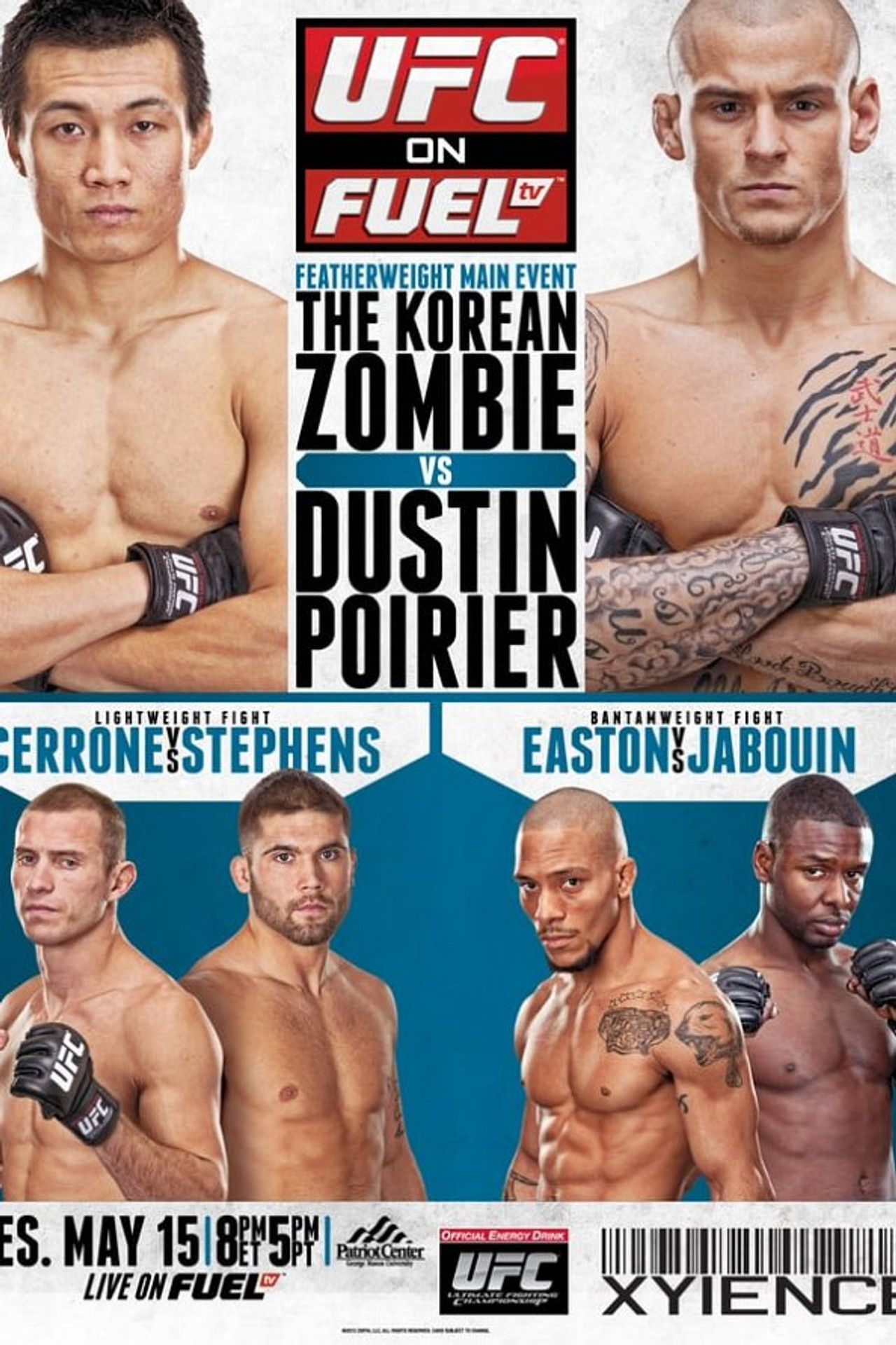 UFC on Fuel TV 3: Korean Zombie vs. Poirier Backdrop