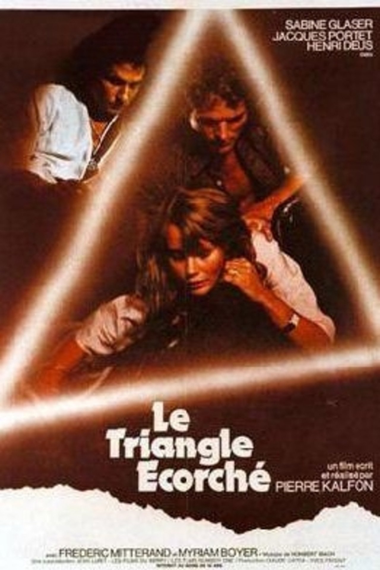 Le triangle écorché poster