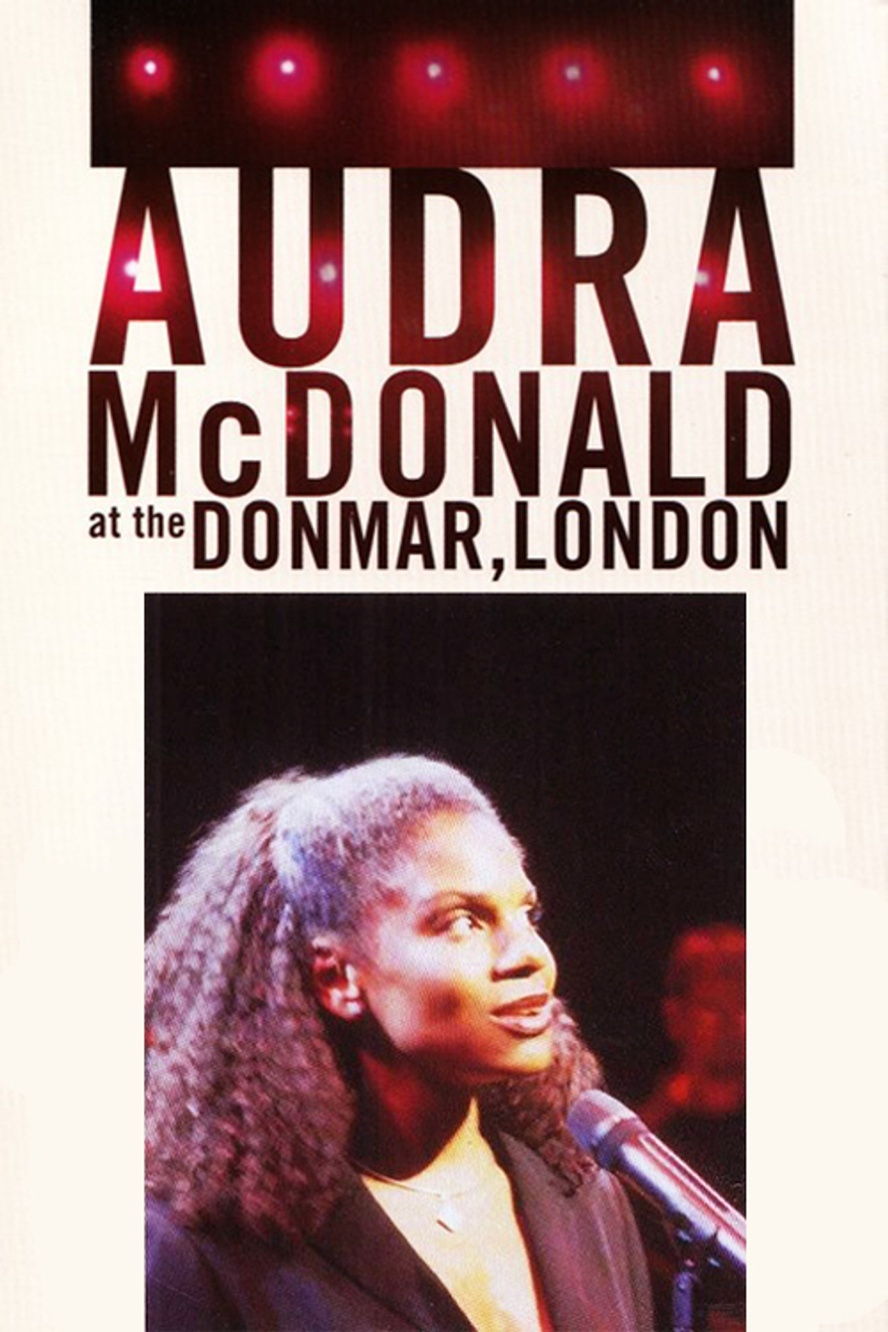 Audra McDonald at the Donmar, London Backdrop