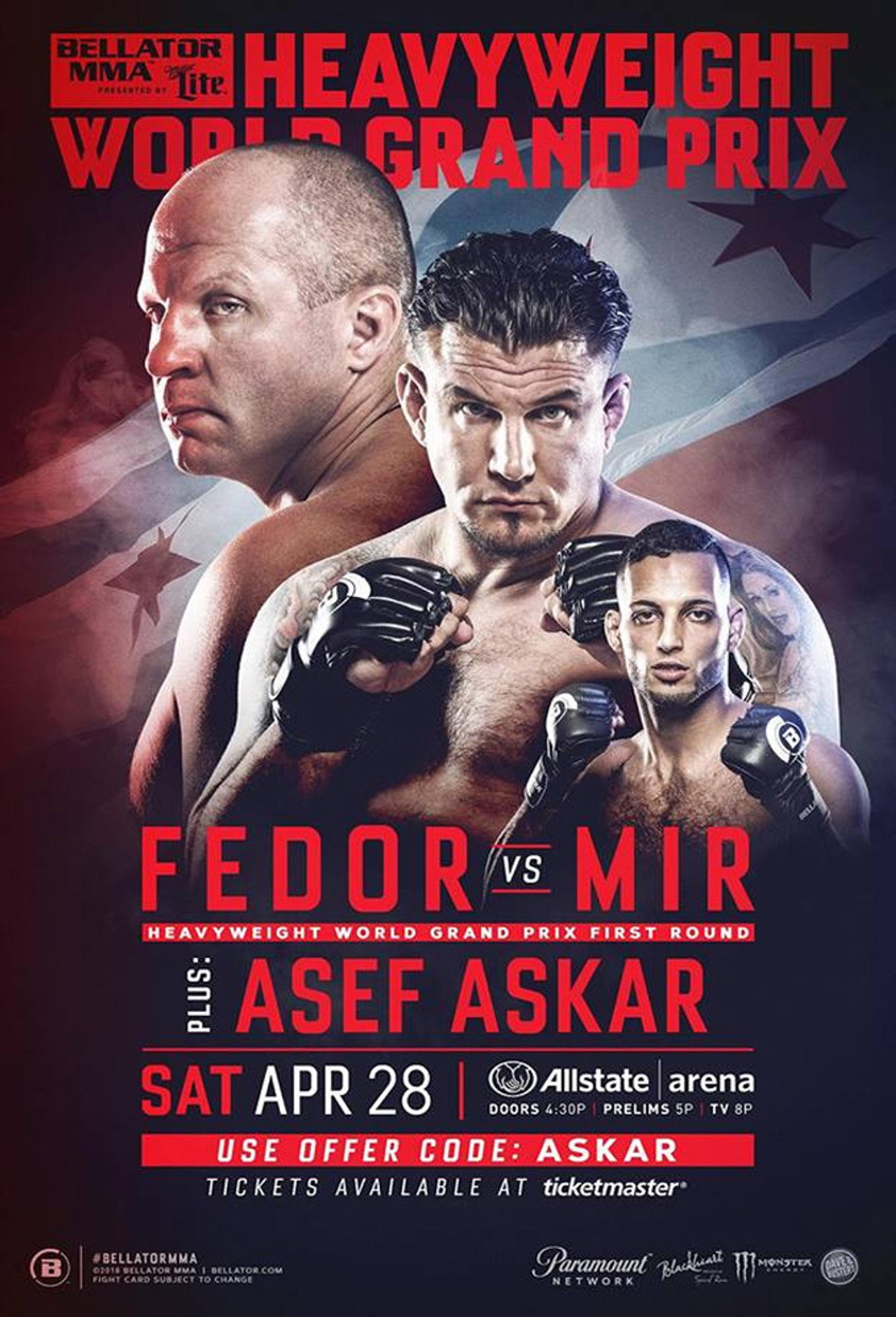 Bellator 198: Fedor vs. Mir filmaffisch