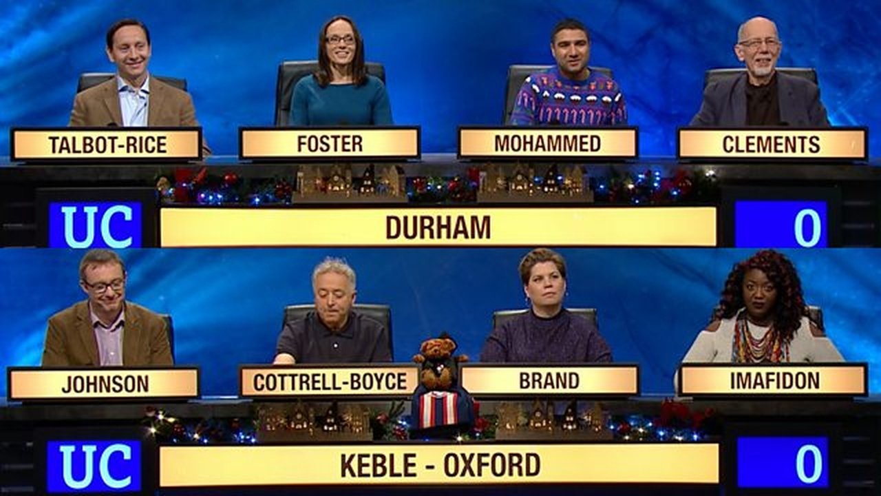 University Challenge - Season 0 Episode 83 : Christmas 2017 - Durham University v Keble College, Oxford