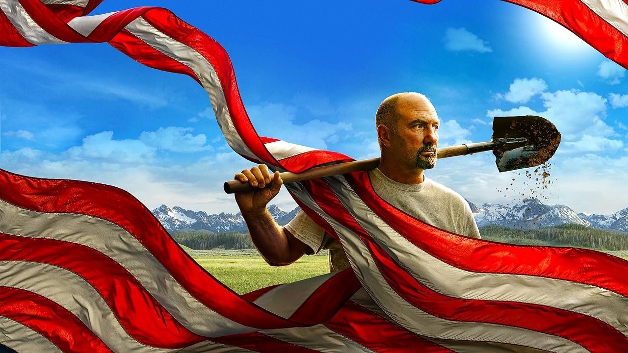 America's Backyard Gold background