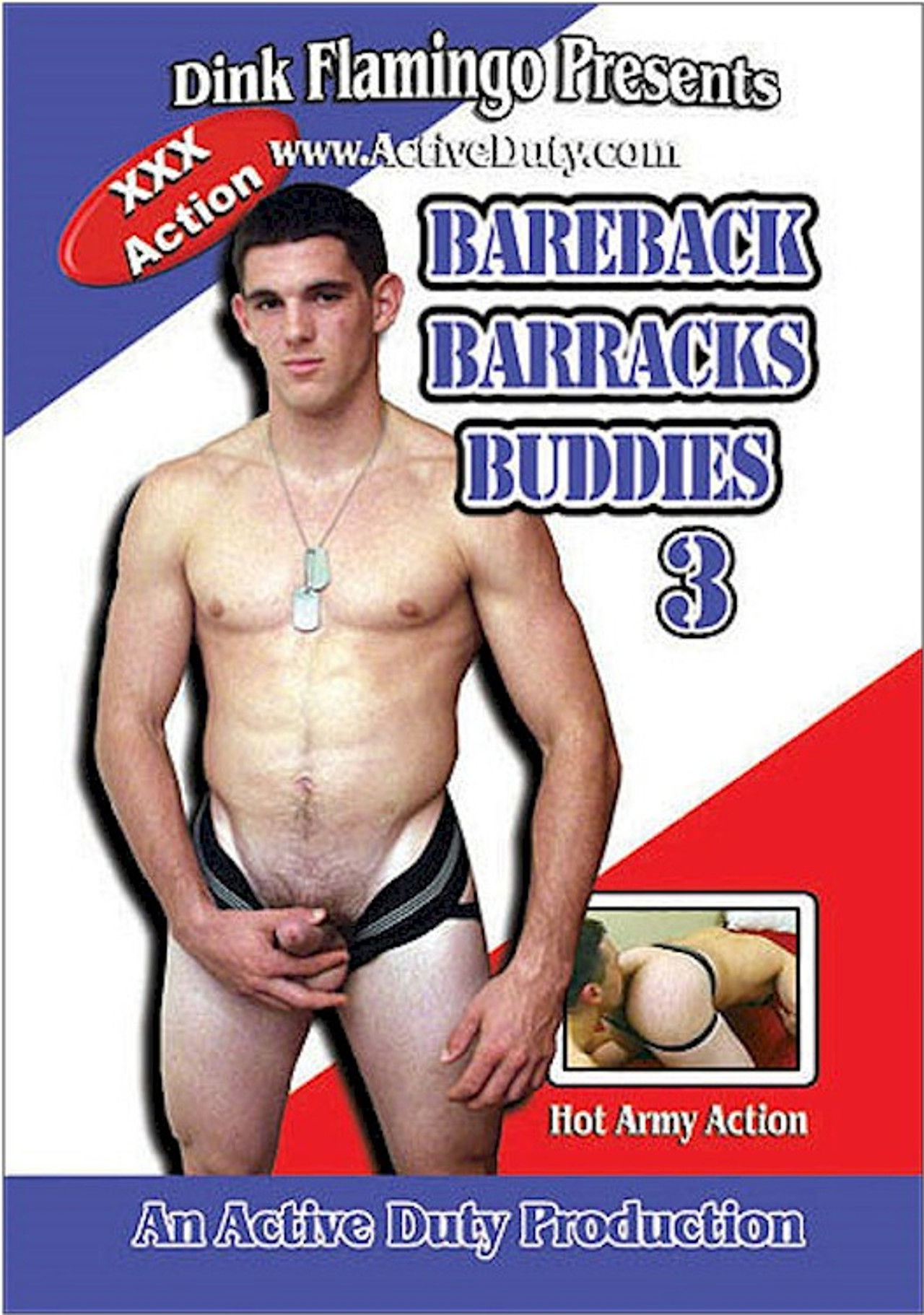 Bareback Barracks Buddies 3 Backdrop