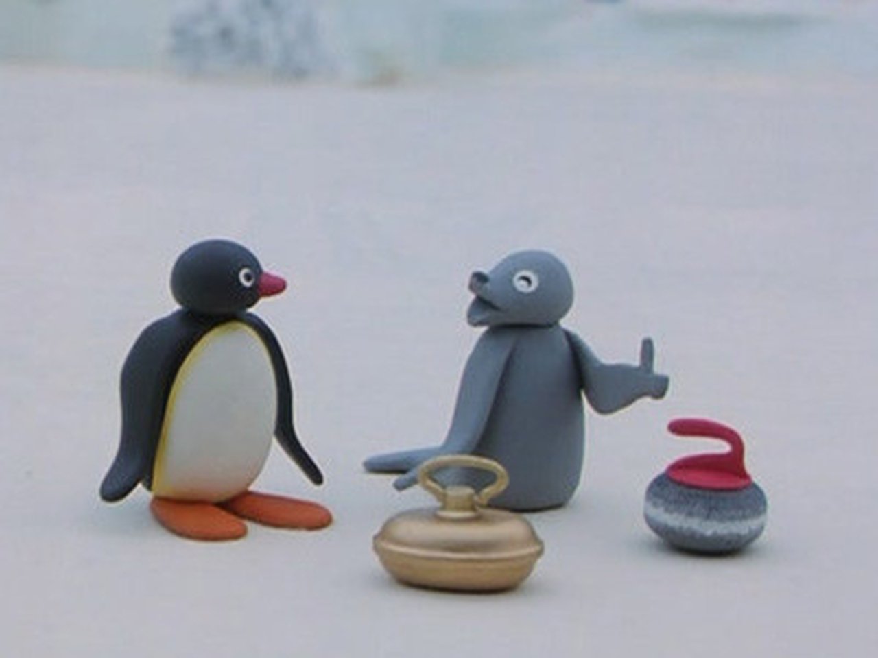 Pingu - Season 2 Episode 6 : Pingu's Curling Game