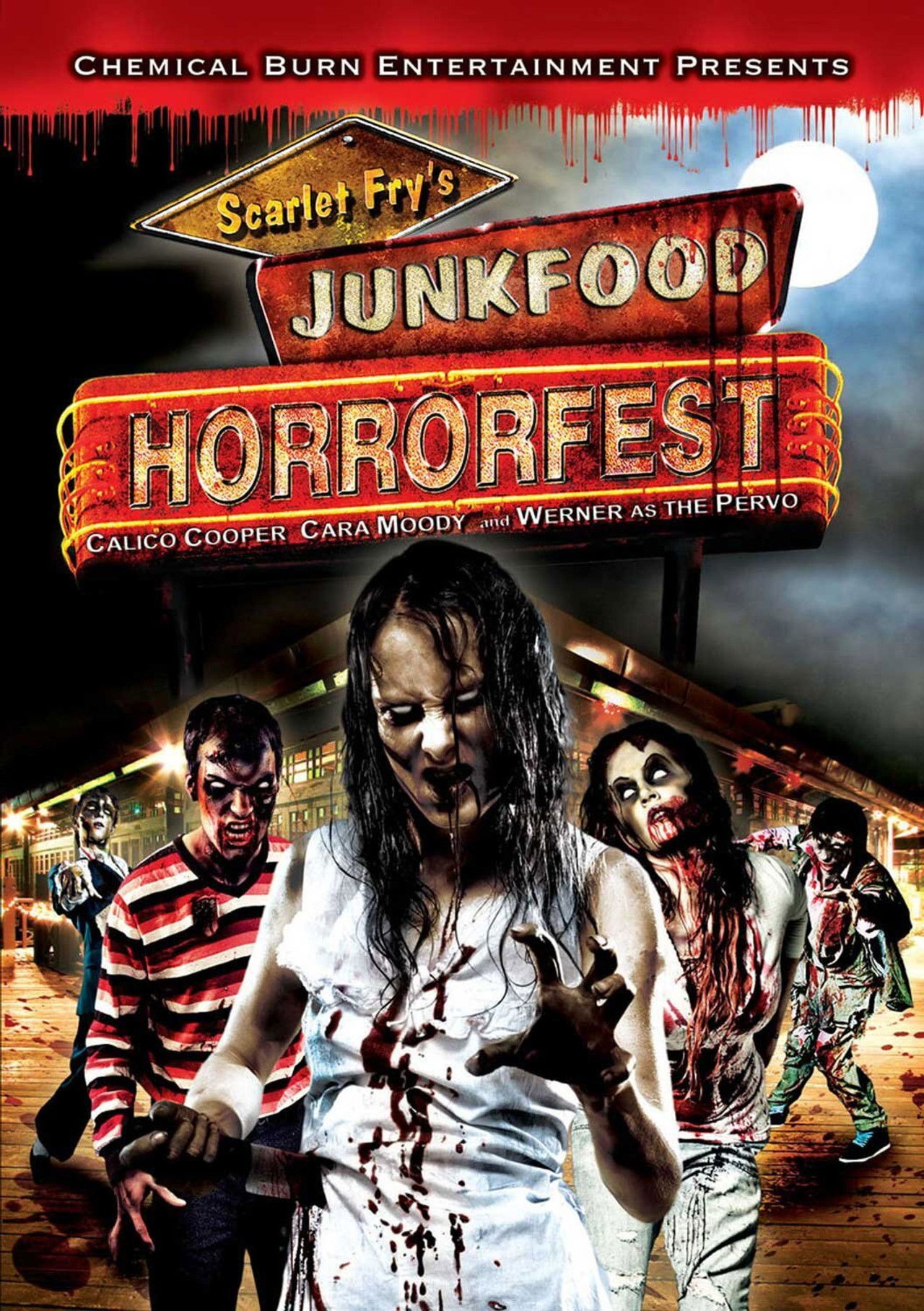 Scarlet Fry's Junkfood Horrorfest Backdrop