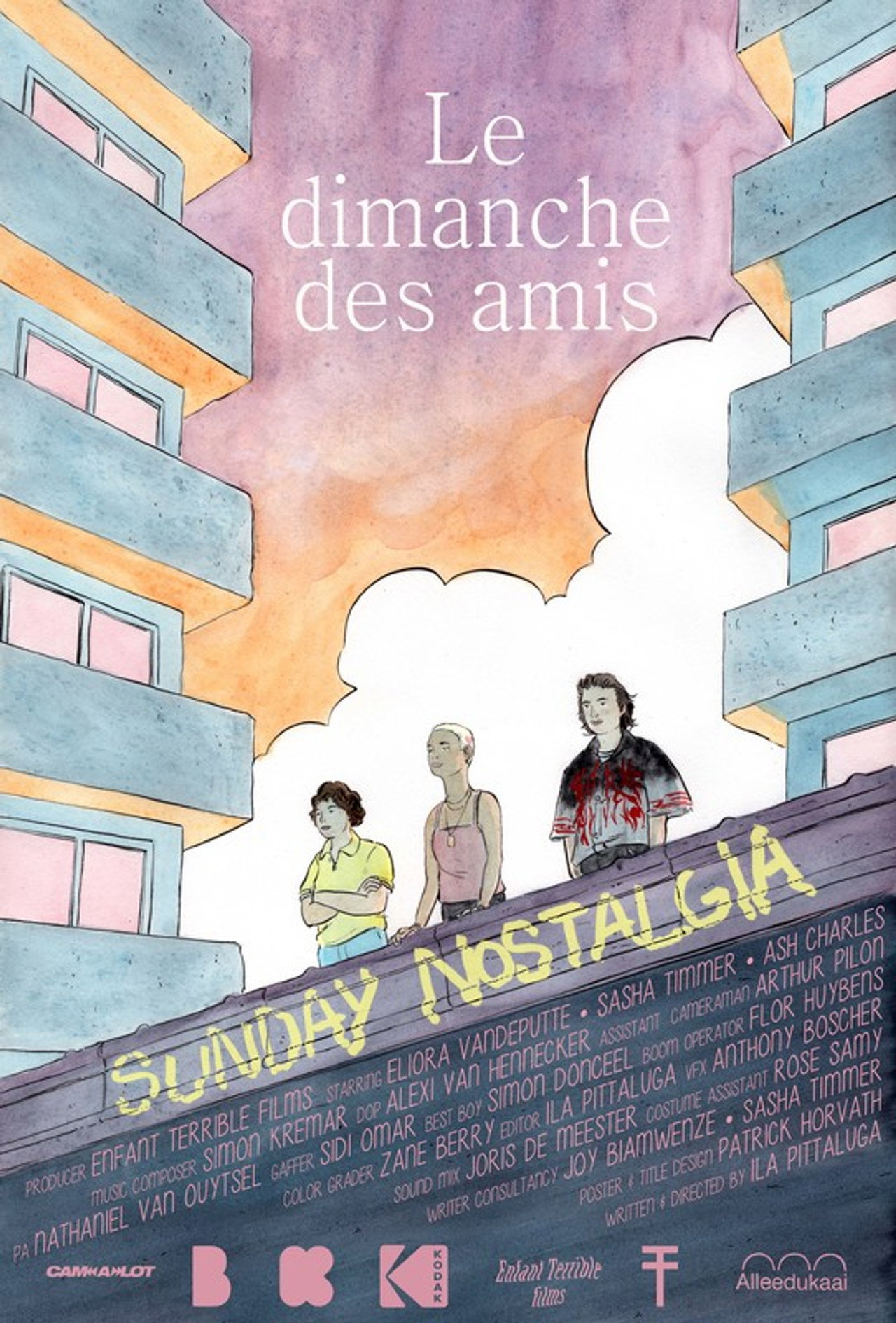 Sunday Nostalgia - Le dimanche des amis filmaffisch