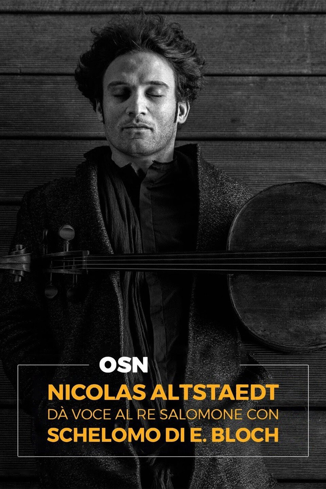 Osn: Nicolas Altstaedt dà voce al Re Salomone con Schelomo di Bloch Backdrop