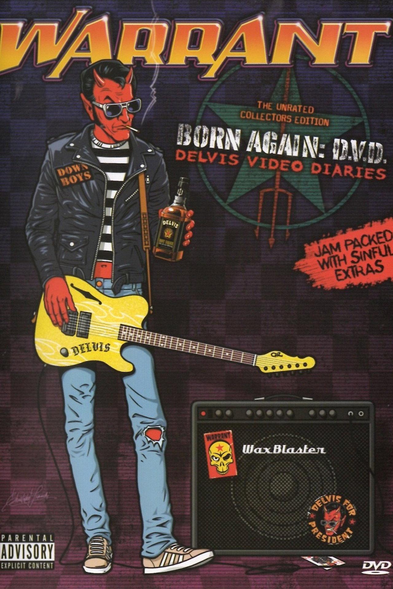 Warrant: Born Again: Delvis Video Diaries Backdrop
