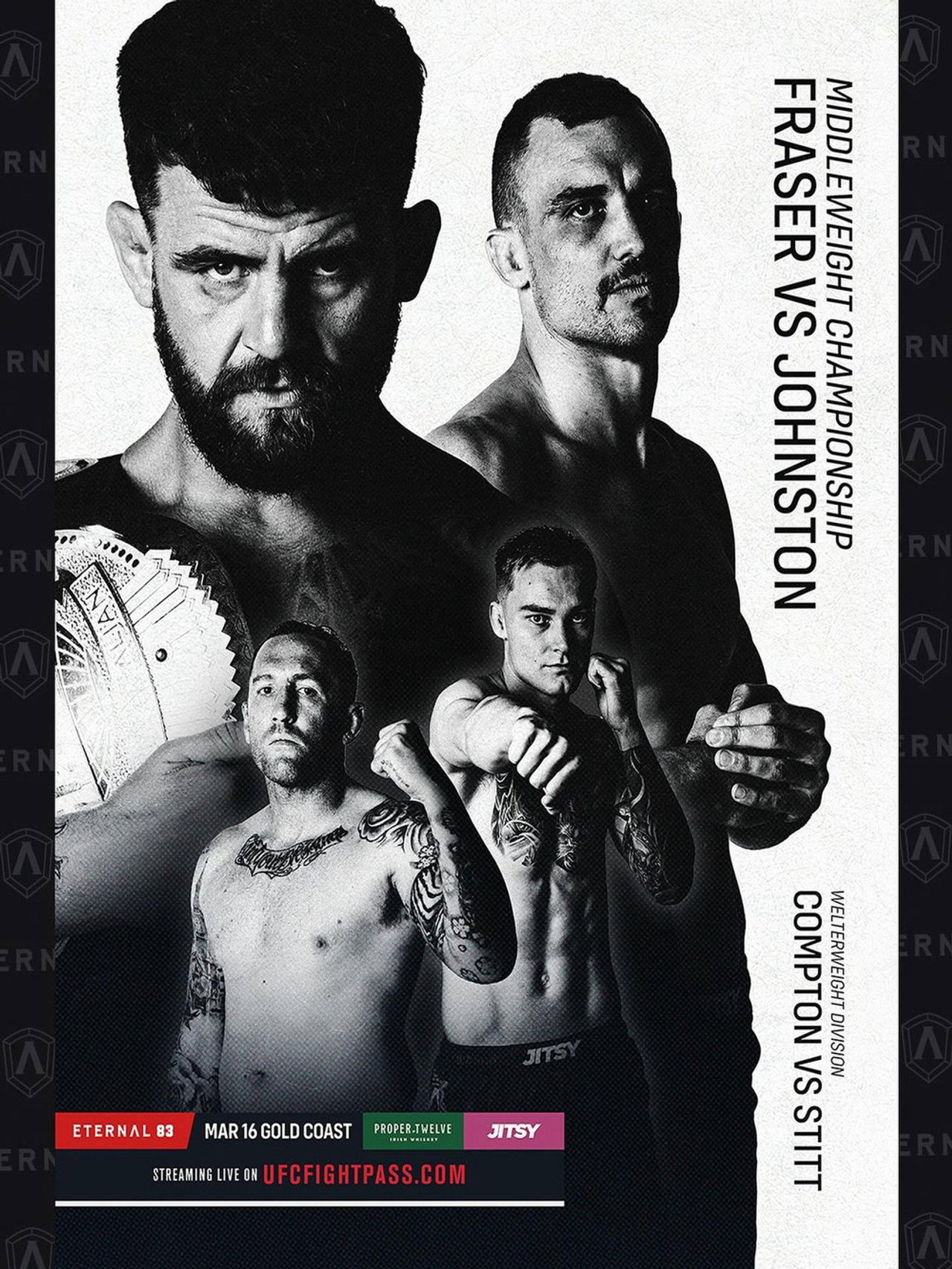 Eternal MMA 83: Gold Coast poster