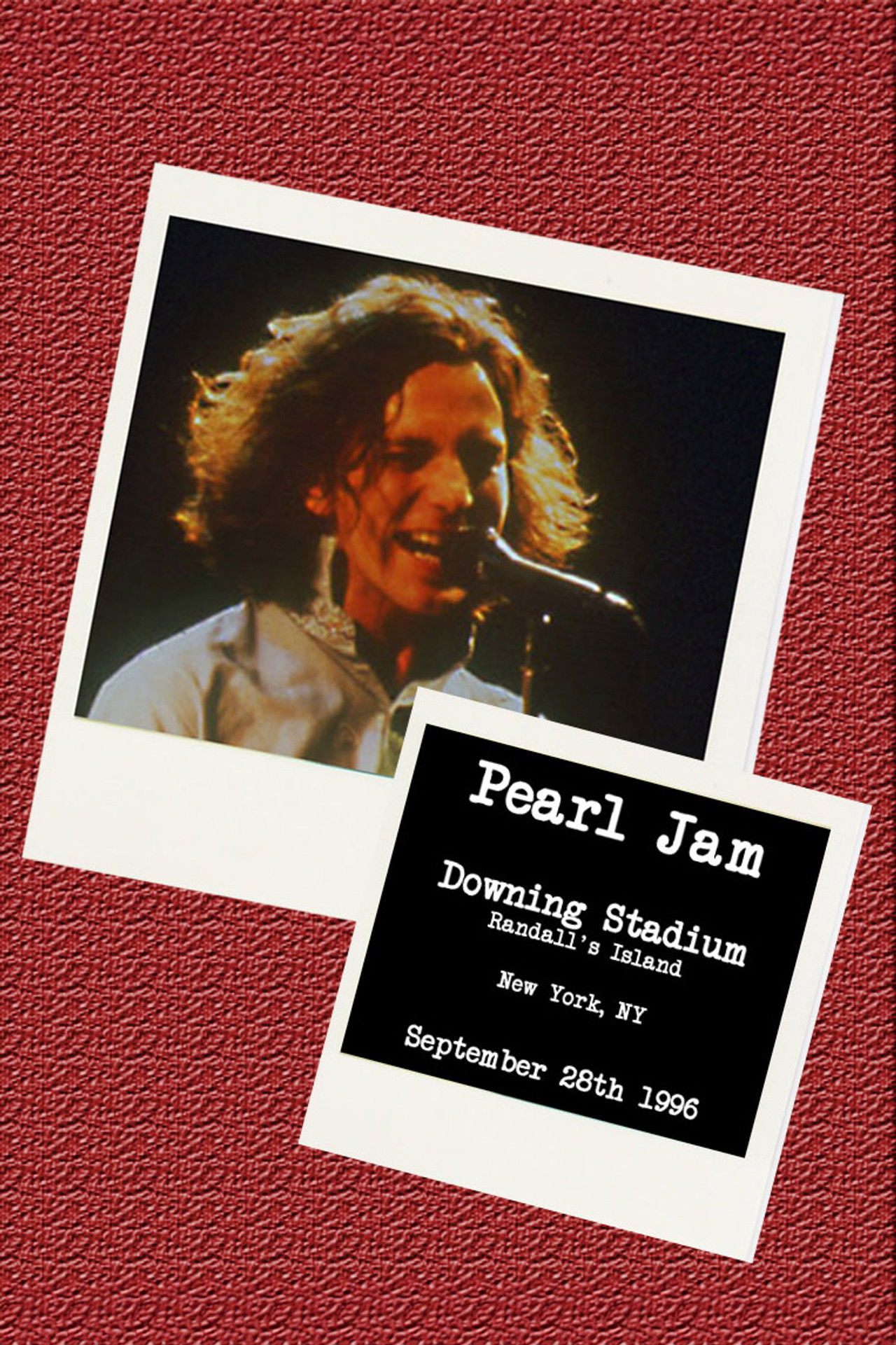 Pearl Jam: Downing Stadium, NY 1996 Backdrop