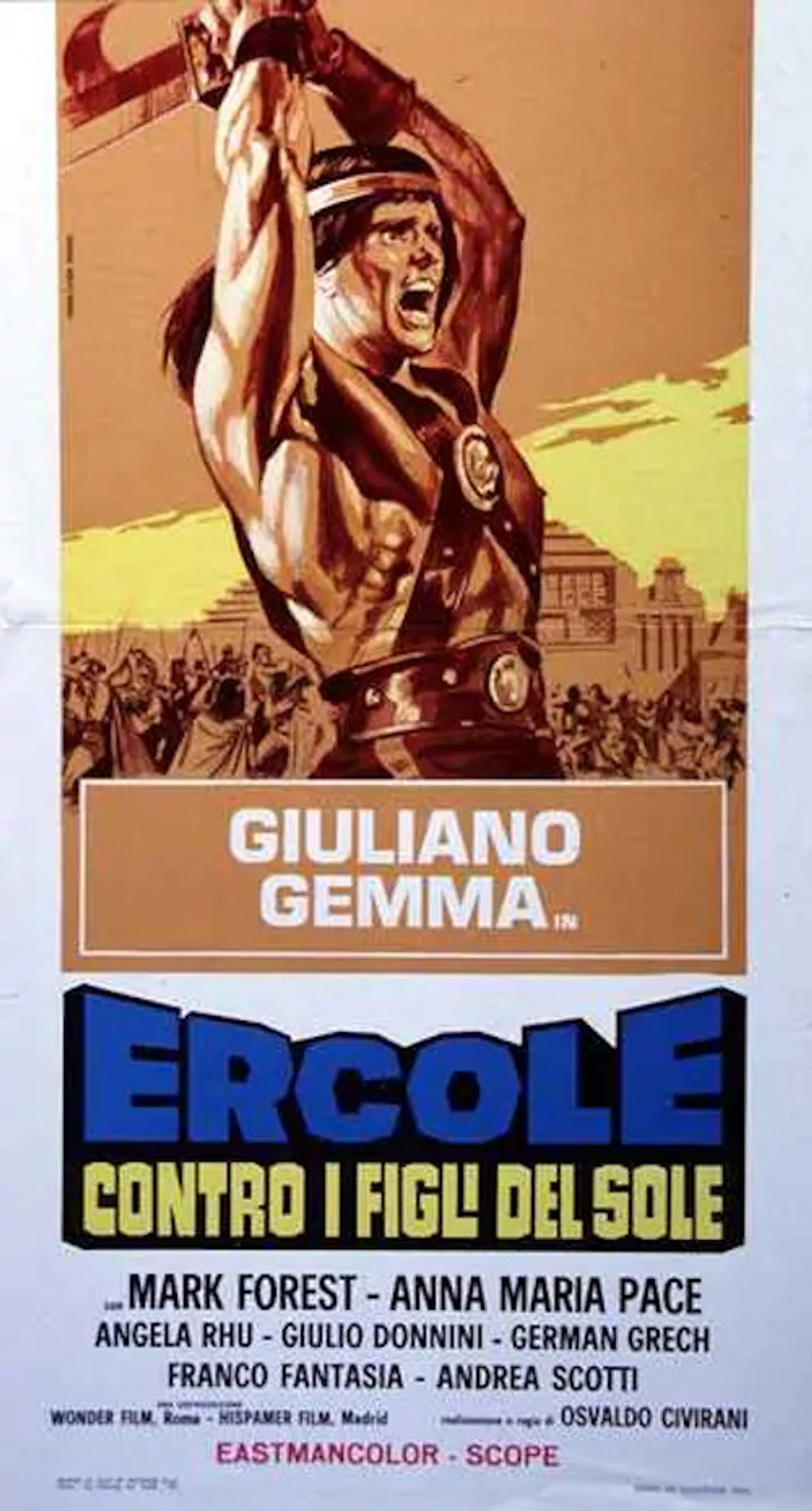 Ercole contro i figli del sole filmaffisch