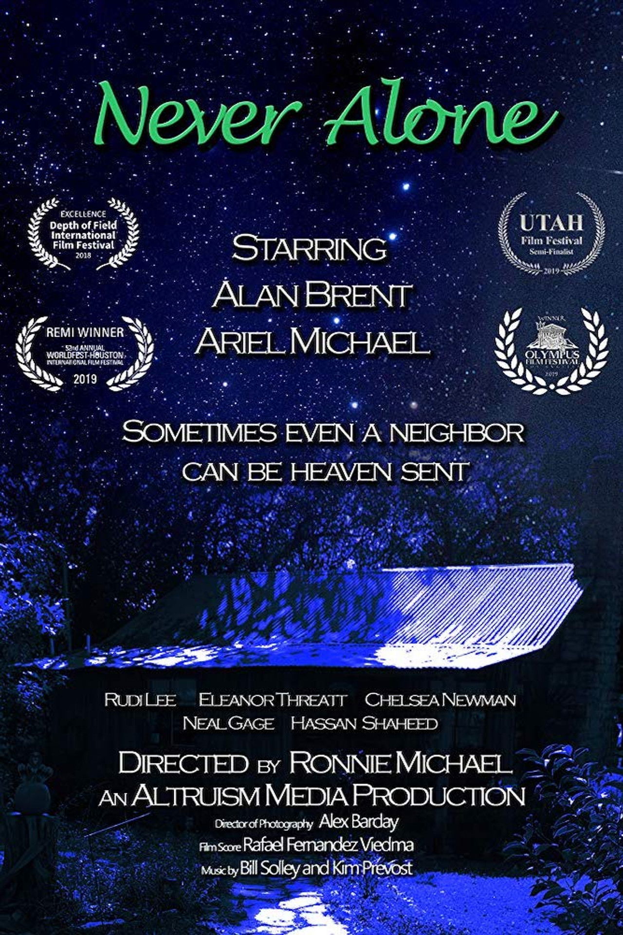 Never Alone Backdrop