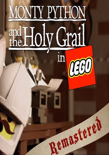 Monty Python & the Holy Grail in Lego poster