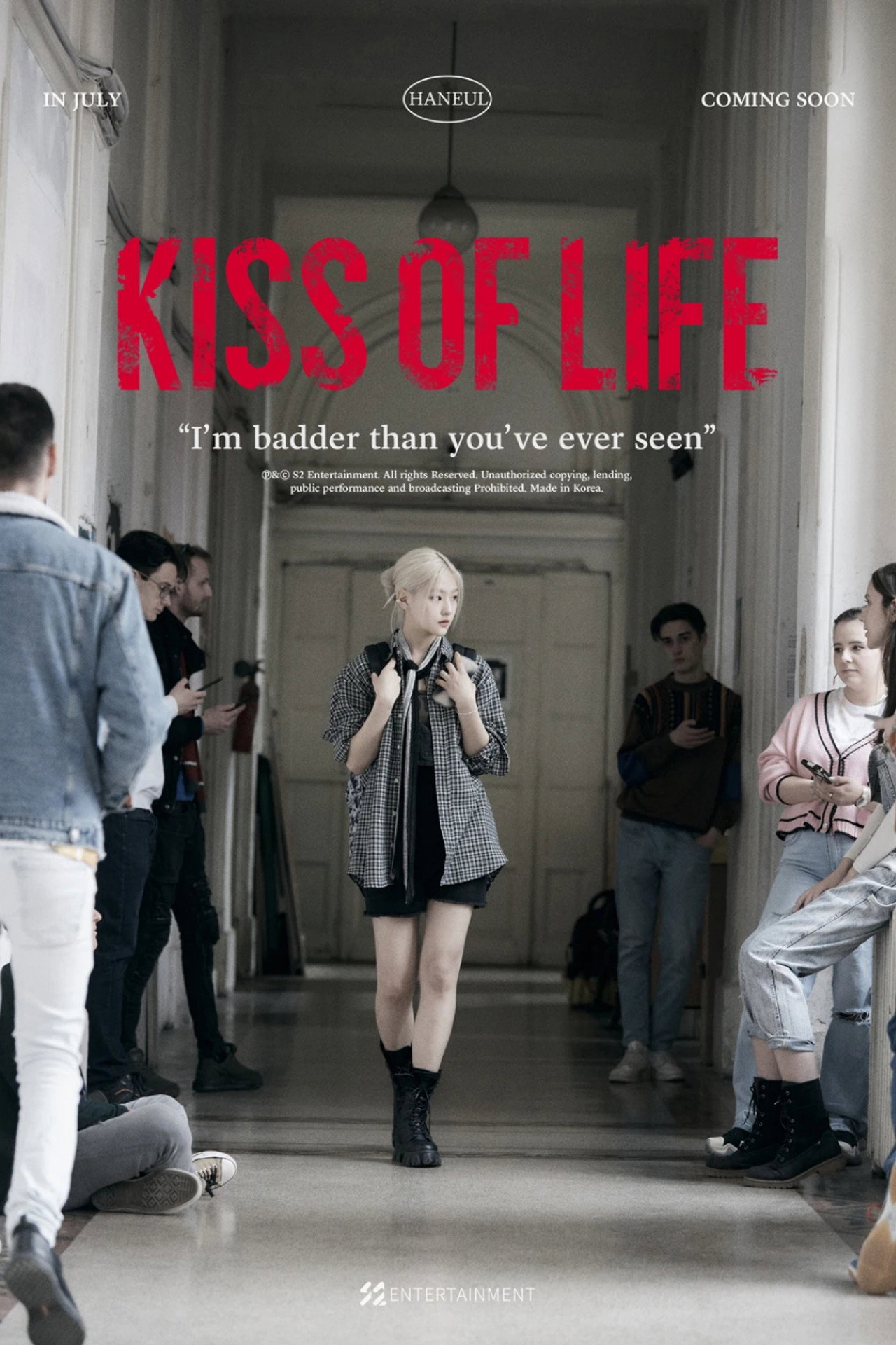 KISS OF LIFE "하늘 (HANEUL)" Backdrop